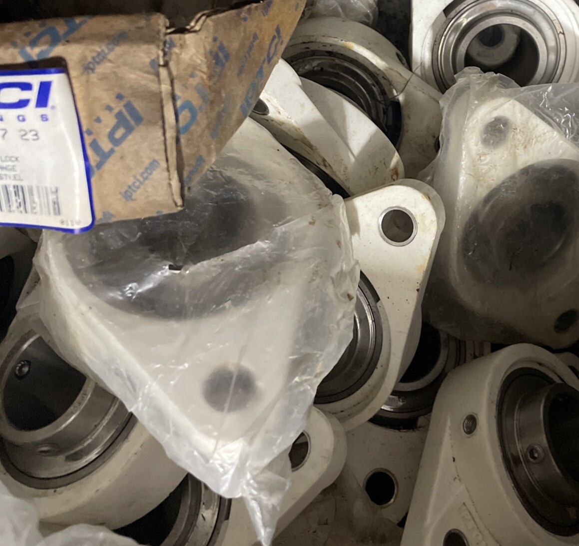 IPTCI Bearings Set Screw Lock 1-7/16″ 2-Bolt Flange Bearings SUCSFL 207-23 Lot