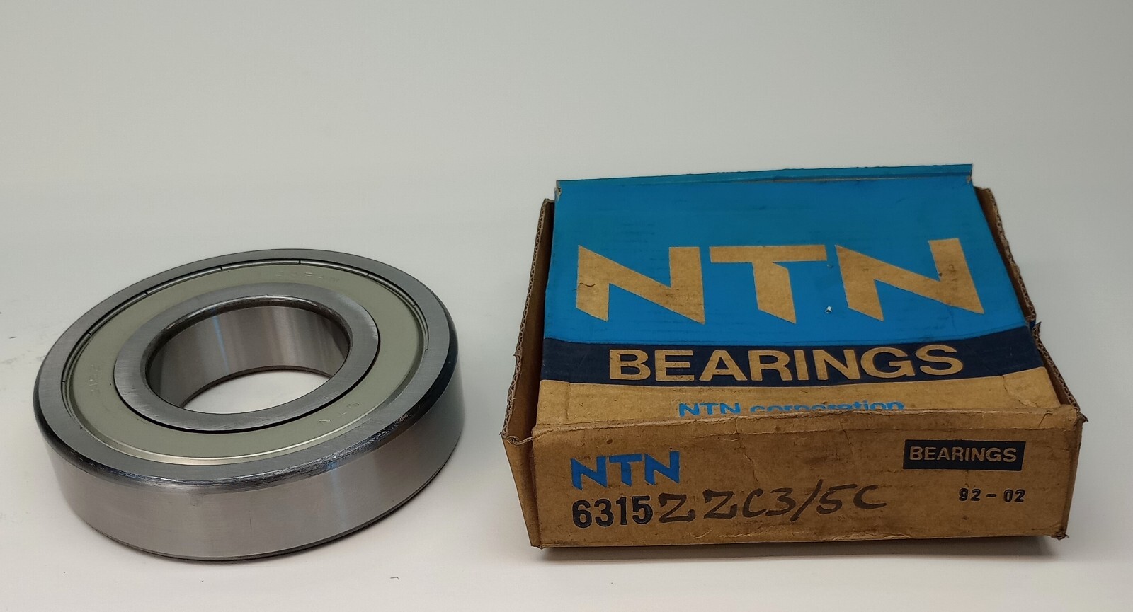 NTN 6315ZZC3-5C Ball Bearing Deep Groove 75mm ID X 160mm X 37mm W Shielded