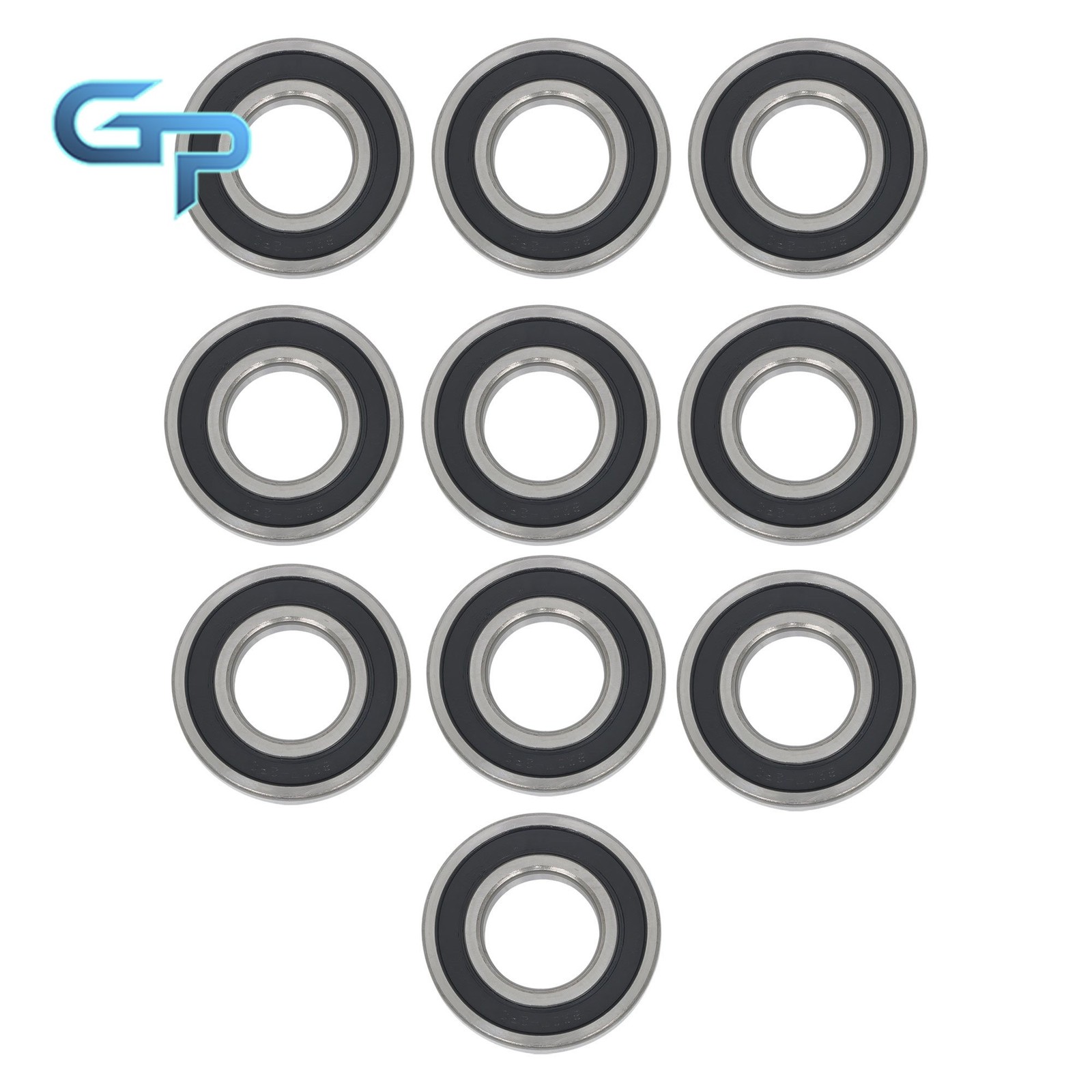 6207-2RS Deep Groove Ball Bearings 10pcs 35x72x17mm Set