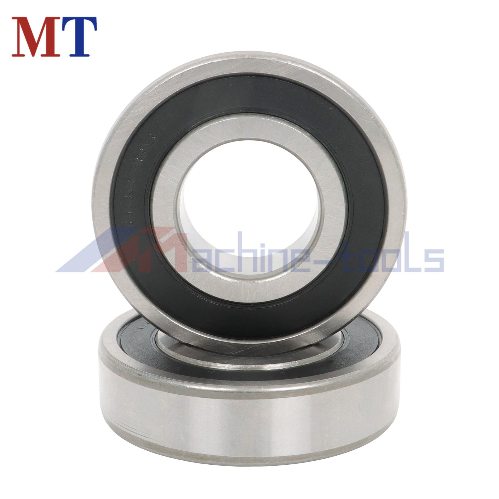2 Pcs 6307-2RS Deep Groove Bearing 35x80x21mm Double Rubber Shielded
