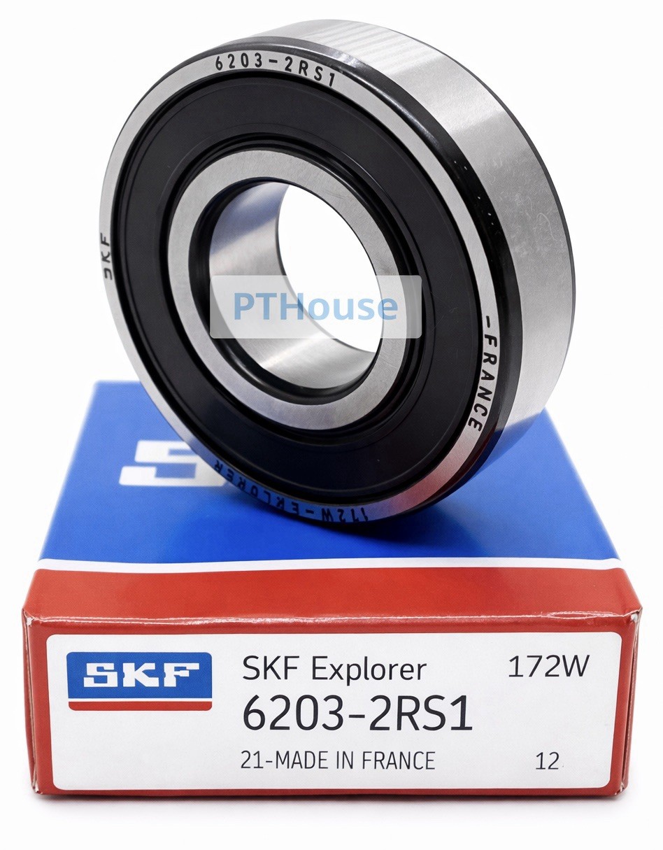 6203-2RS SKF Brand Rubber Seal Ball Bearing – 17x40x12 – Ships From USA