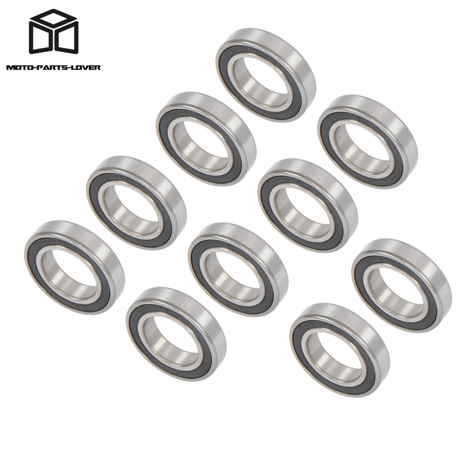 40x68x15mm 6008-2RS Bearings 10pcs Double Rubber Sealed