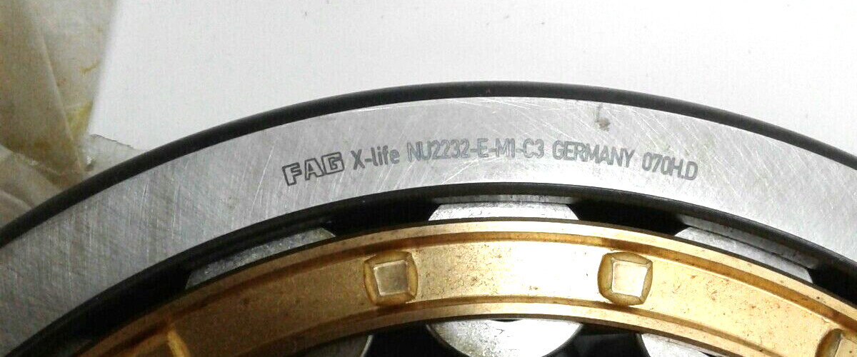 FAG X-Life NU2232-E-M1-C3 Cylindrical Roller Bearing With Cage 160mm 290mm 80mm