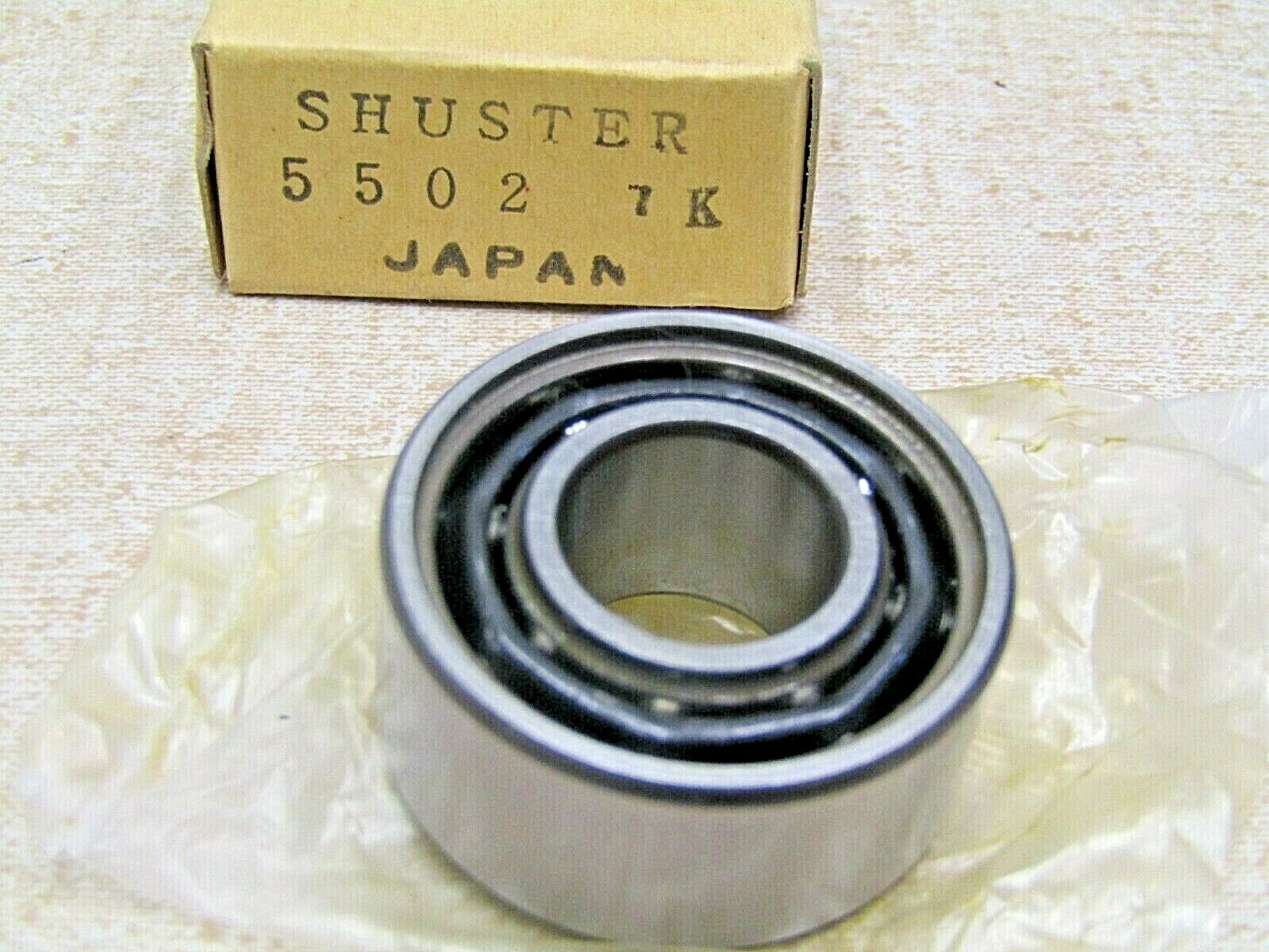 Shuster Japan 5502 55502 5202KD 15mmX 35mmX .625″ Angular Contact Bearing