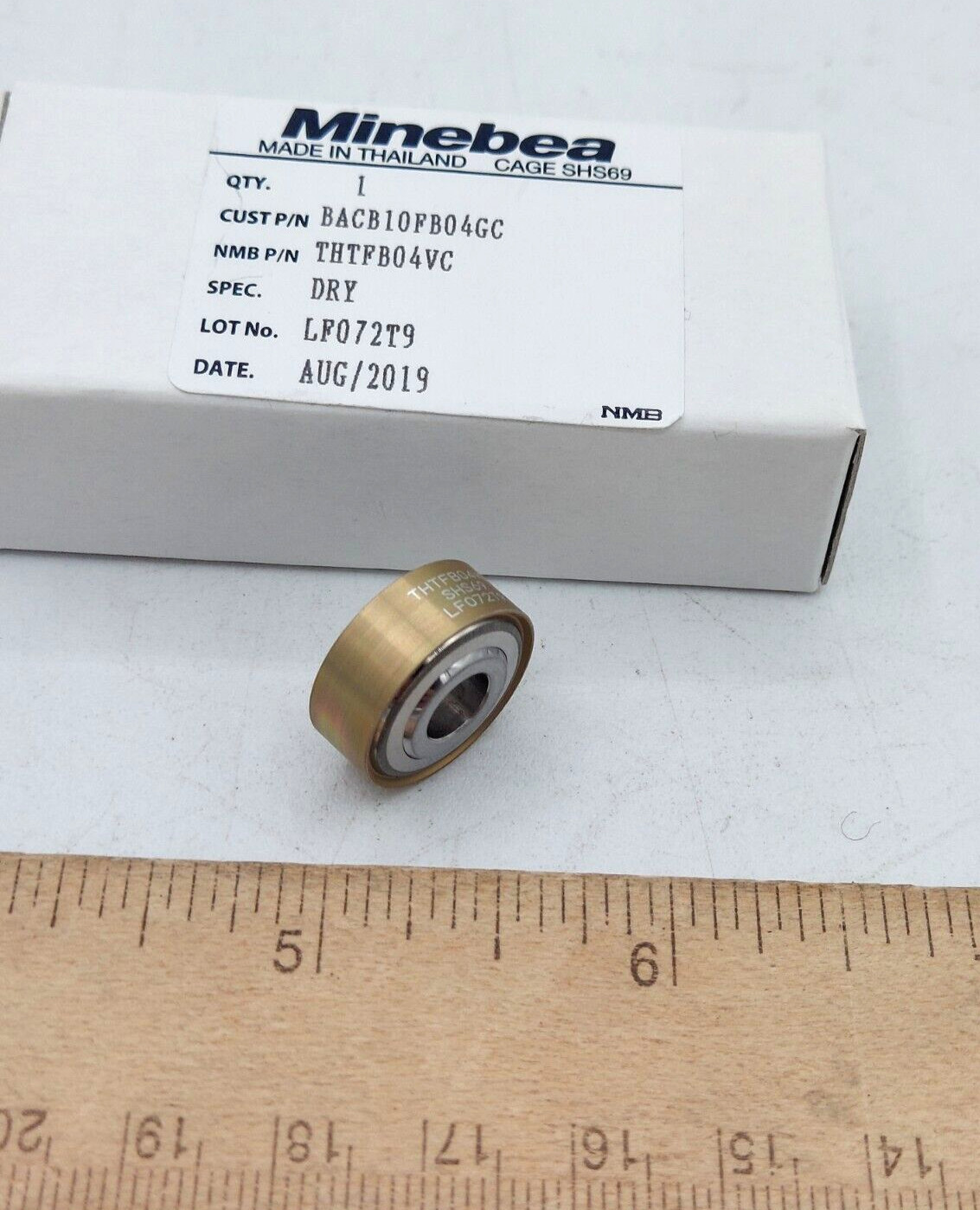 Minebea Spherical Bearing 1/4″x11/16″ BACB10FB04GC THTFB04VC SHS69 LF072T9 *NEW*