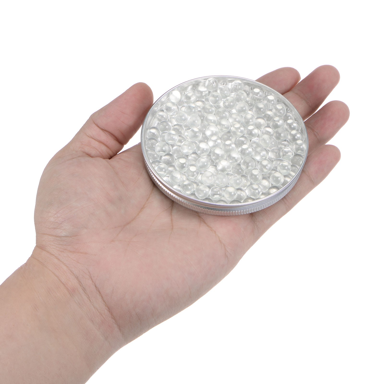 250pcs Glass Ball Boiling Stones 7mm Soda Lime Glass Beads, Clear