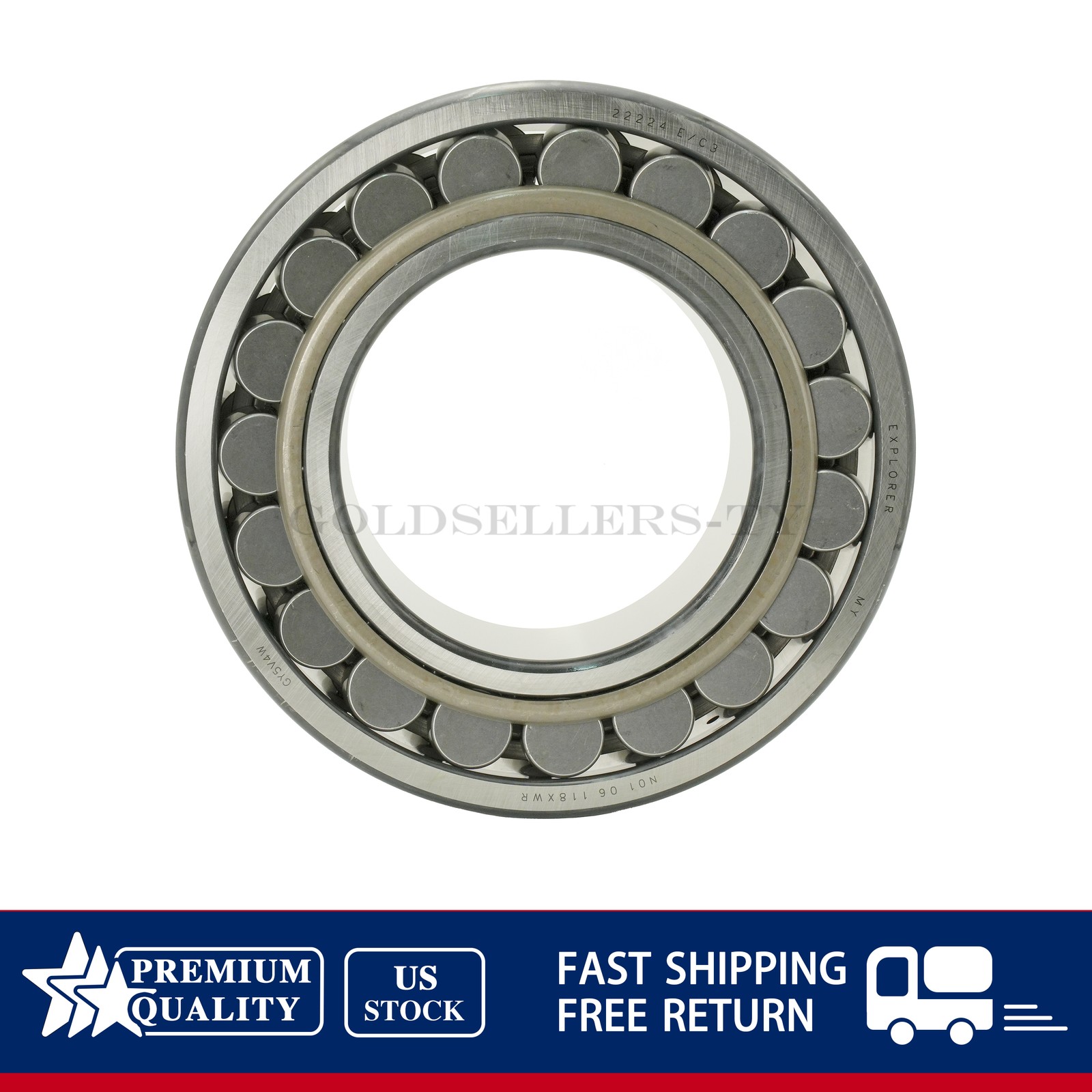 NEW For SKF Spherical Roller Bearing 22224 E/C3 120×215×58 mm
