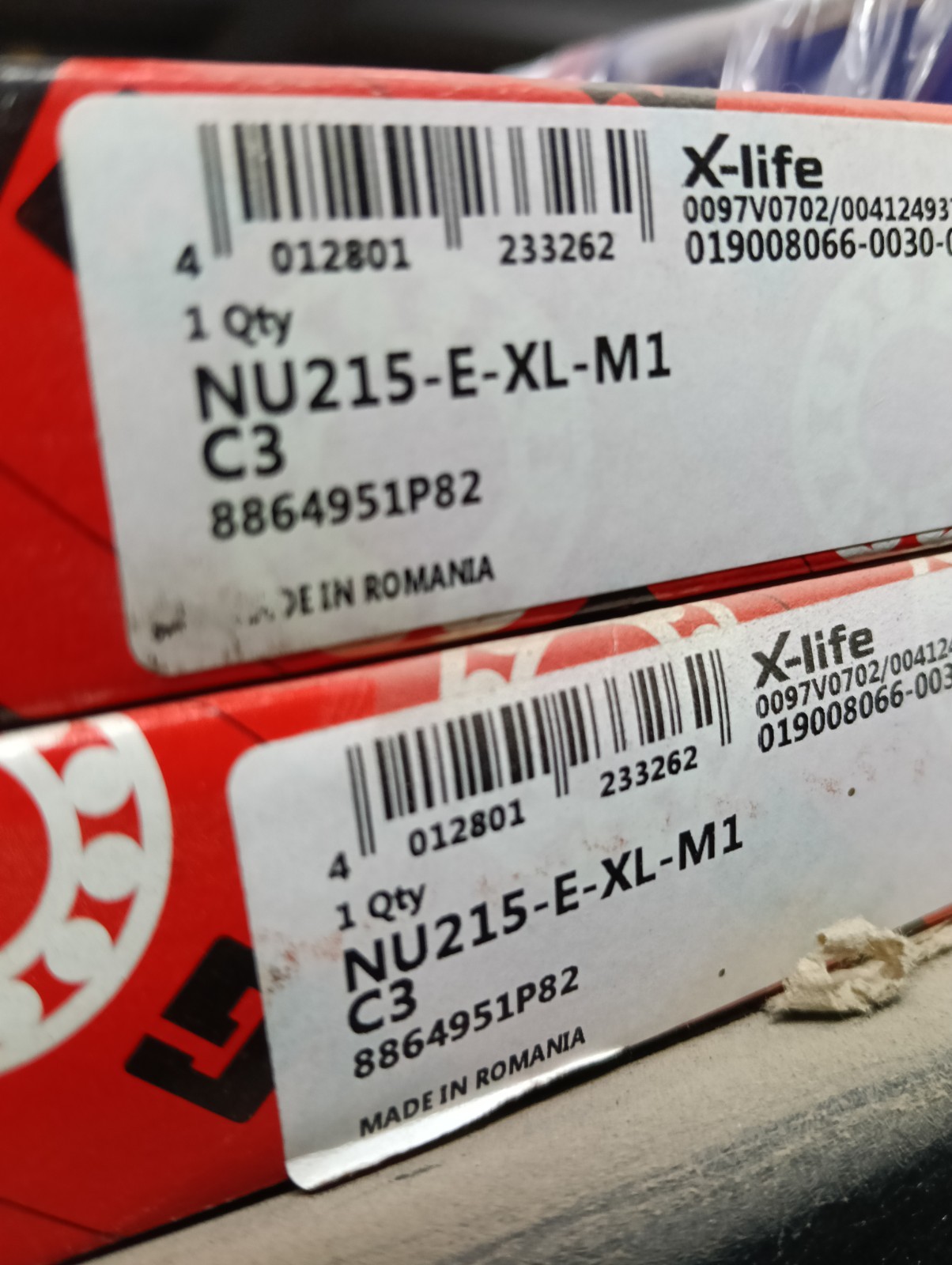 NU215 EM1C3 FAG Cylindrical roller bearing 75x130x25 Brass Cage, NEW BEARING