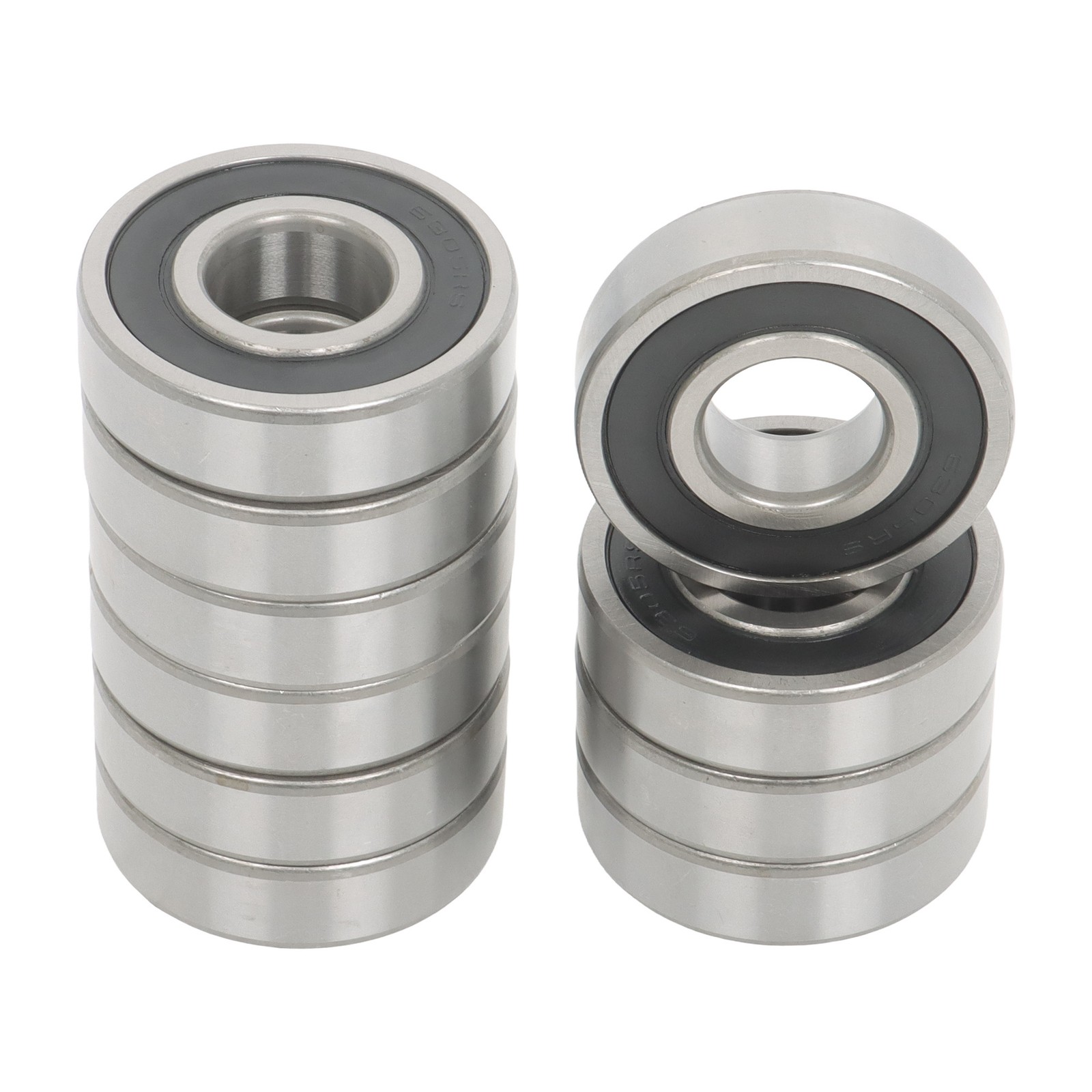 10 Pcs 6305 2RS C3 Bearing 25x62x17mm Premium Quality Double Rubber Sealed