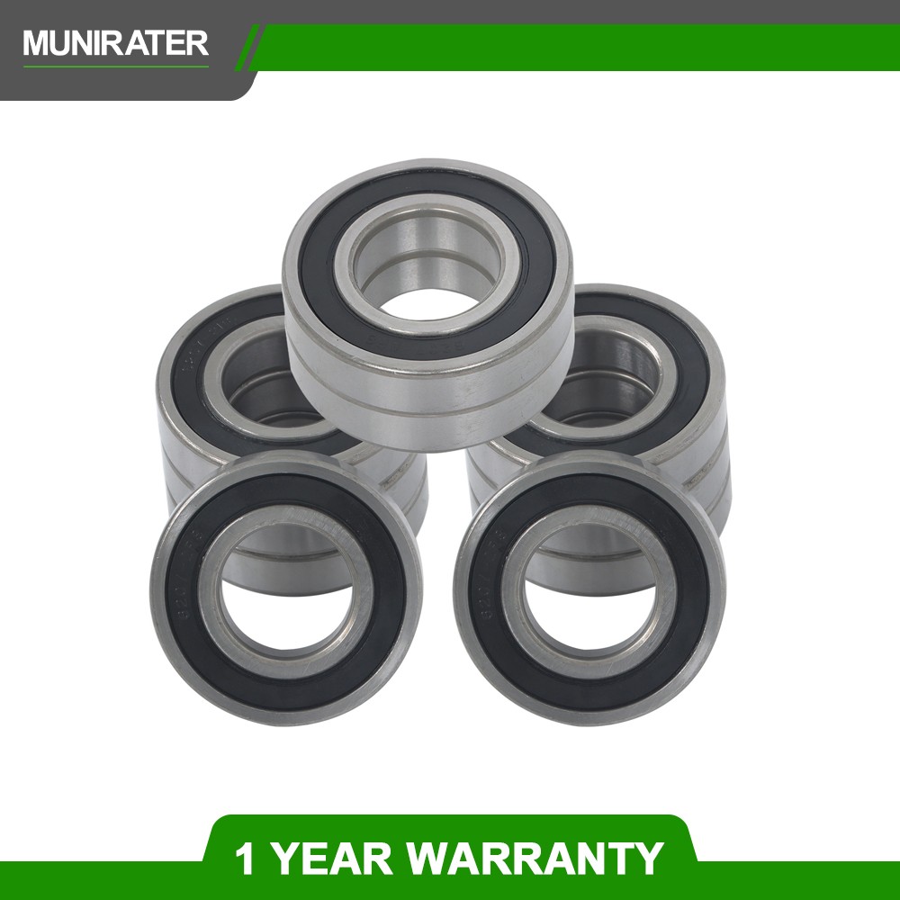 10 Pack 6207-2RS 35mm x72mm x17mm Deep Groove Ball Bearing Rubber Sealed