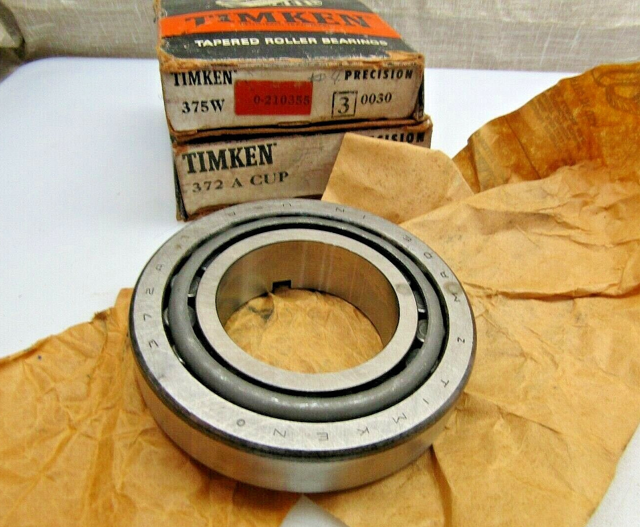 Timken 375W*3 372A*3 Precision 3 Tapered Roller Bearing Cup + Cone Made in USA