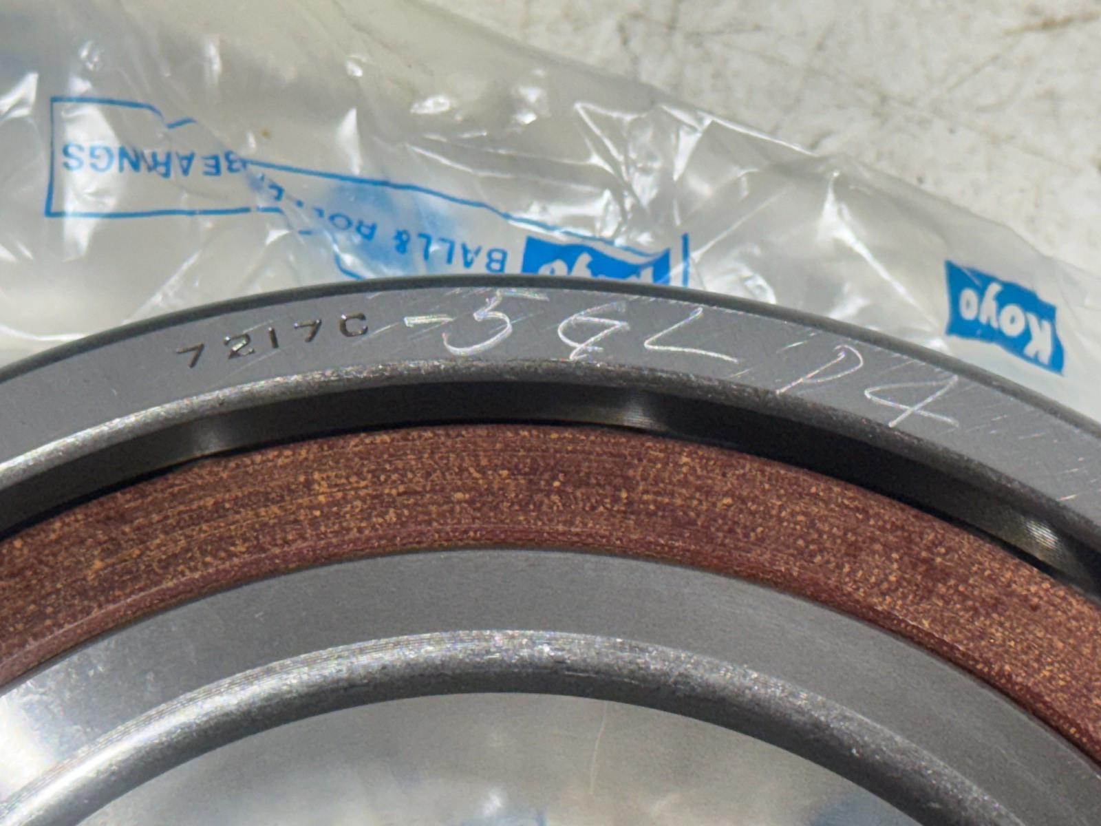 NOS Koyo Bearing 7217C-5GL P4 FT XA-0038U – Made in Japan