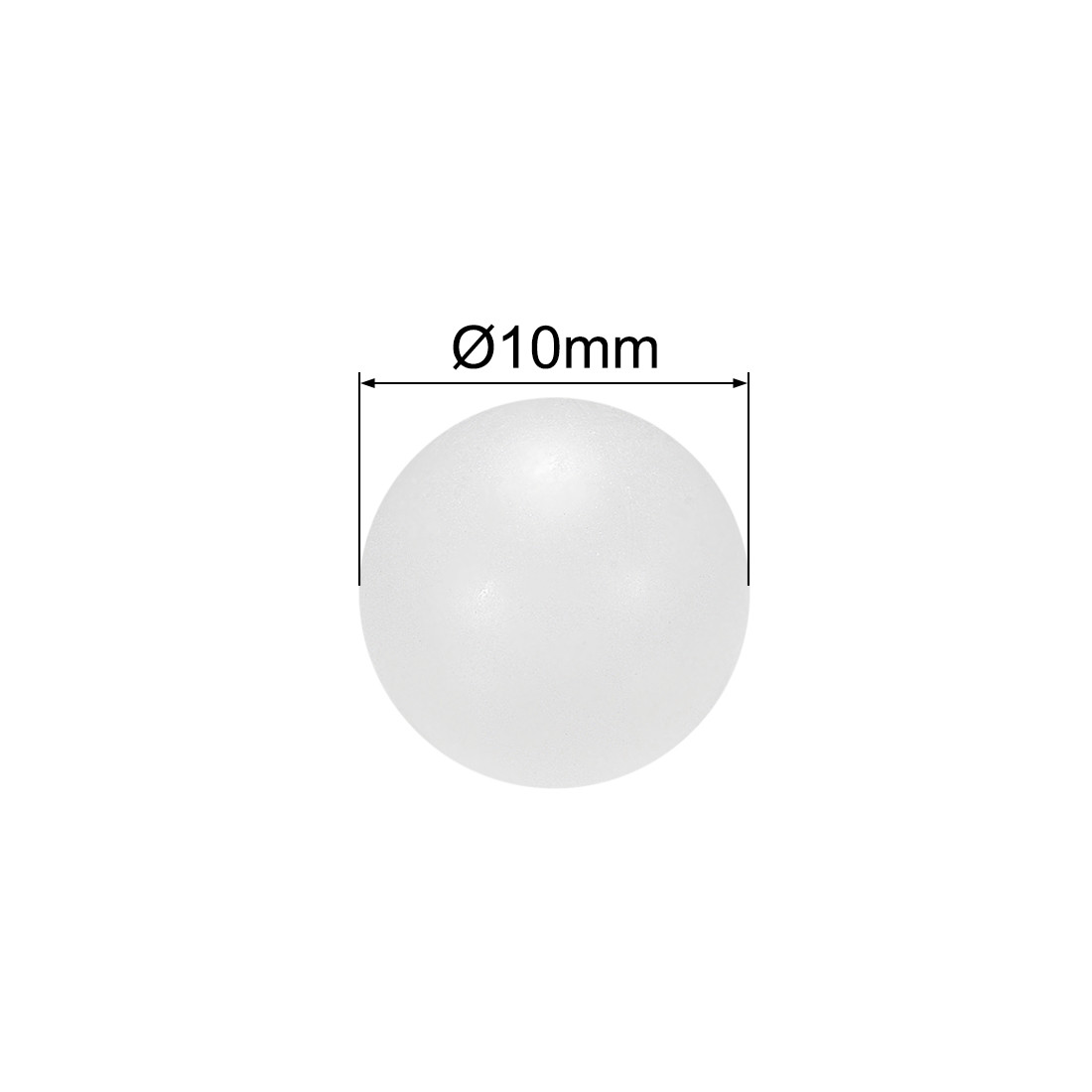 100Pcs 10mm Precision Bearing Ball REPAIR PP Plastic Ball
