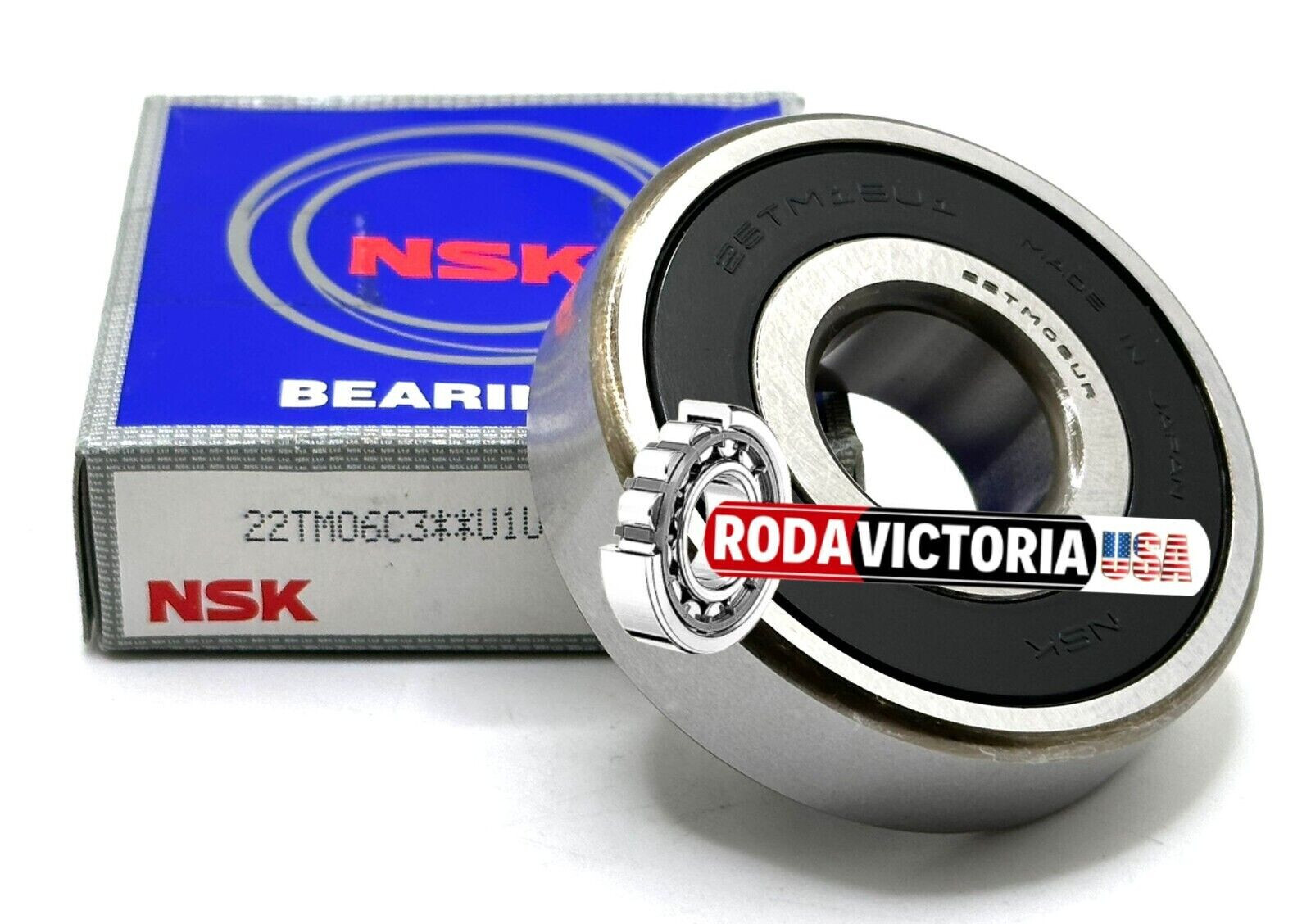 NSK 22TM06-C3 Alternator Ball Bearing 32119V5201 3221986W70 B22-19C3 22TM06C3
