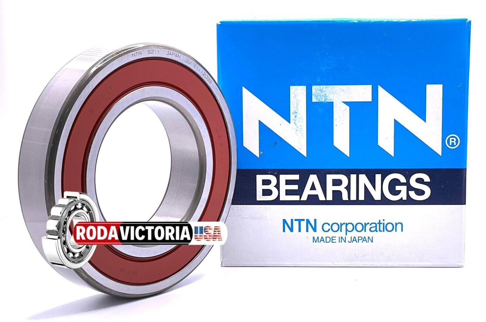 NTN 6211 LLU C4/2A BALL BEARING, RUBBER SEALED 6211 2RS C4 6211 DDU 55x100x21mm.