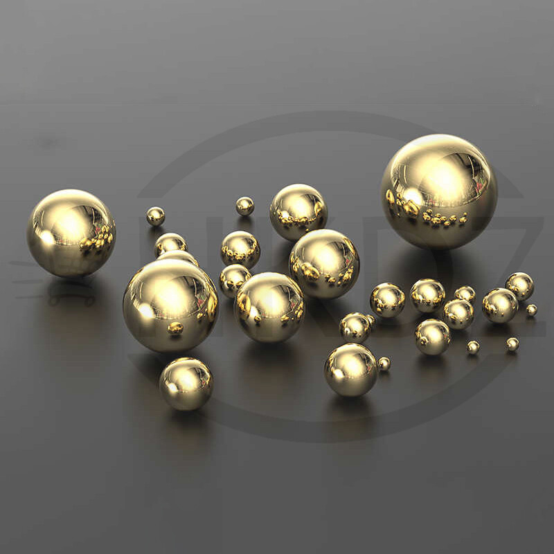 Ø0.9mm -70mm Precision Brass Ball Bearing Solid Beads Industrial Coppers Ball