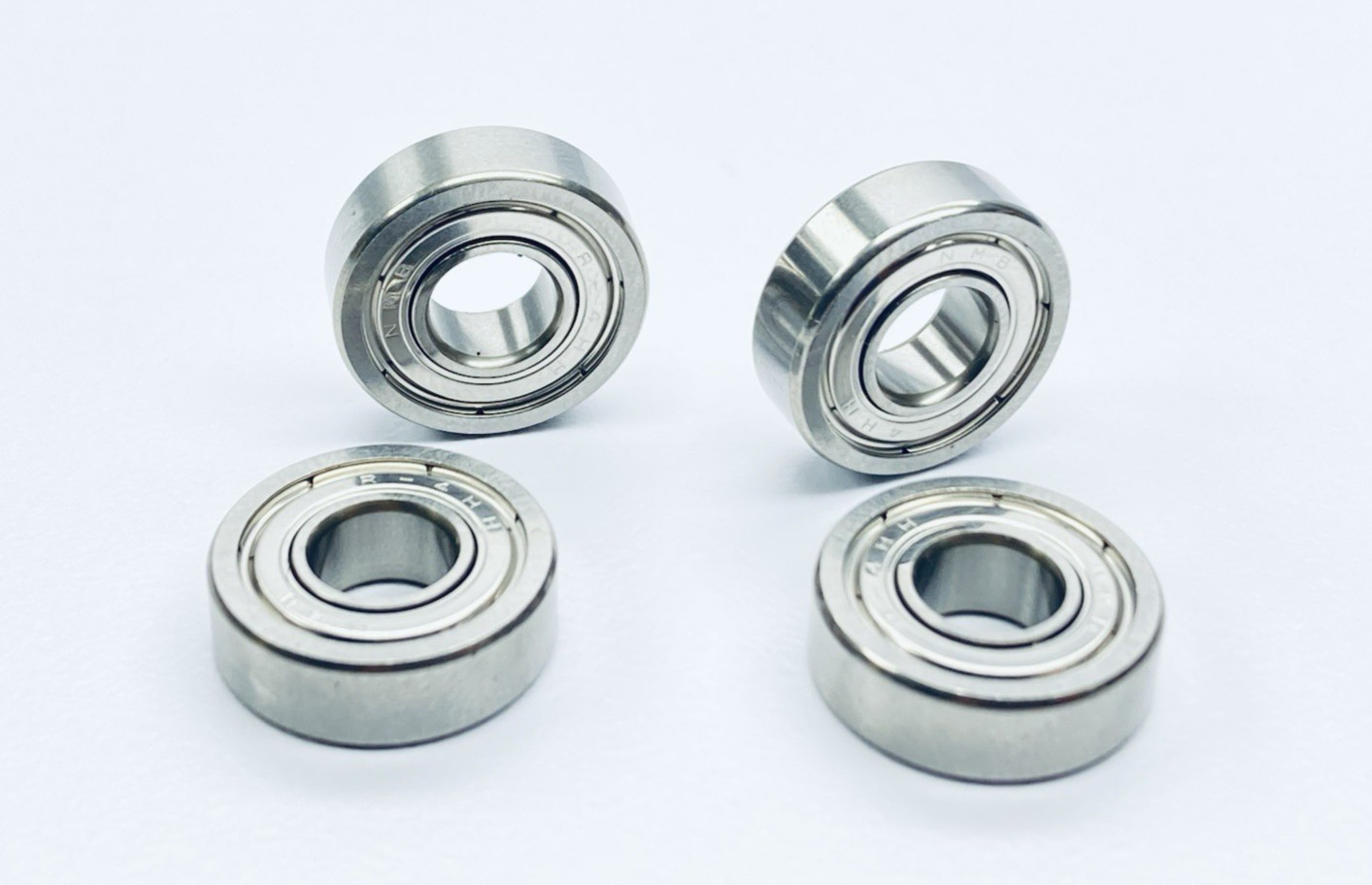 Lot of 4 NMB R-4HH Ball Bearing 1/4″-Id 5/8″-Od 0.195″-Width Double Seal