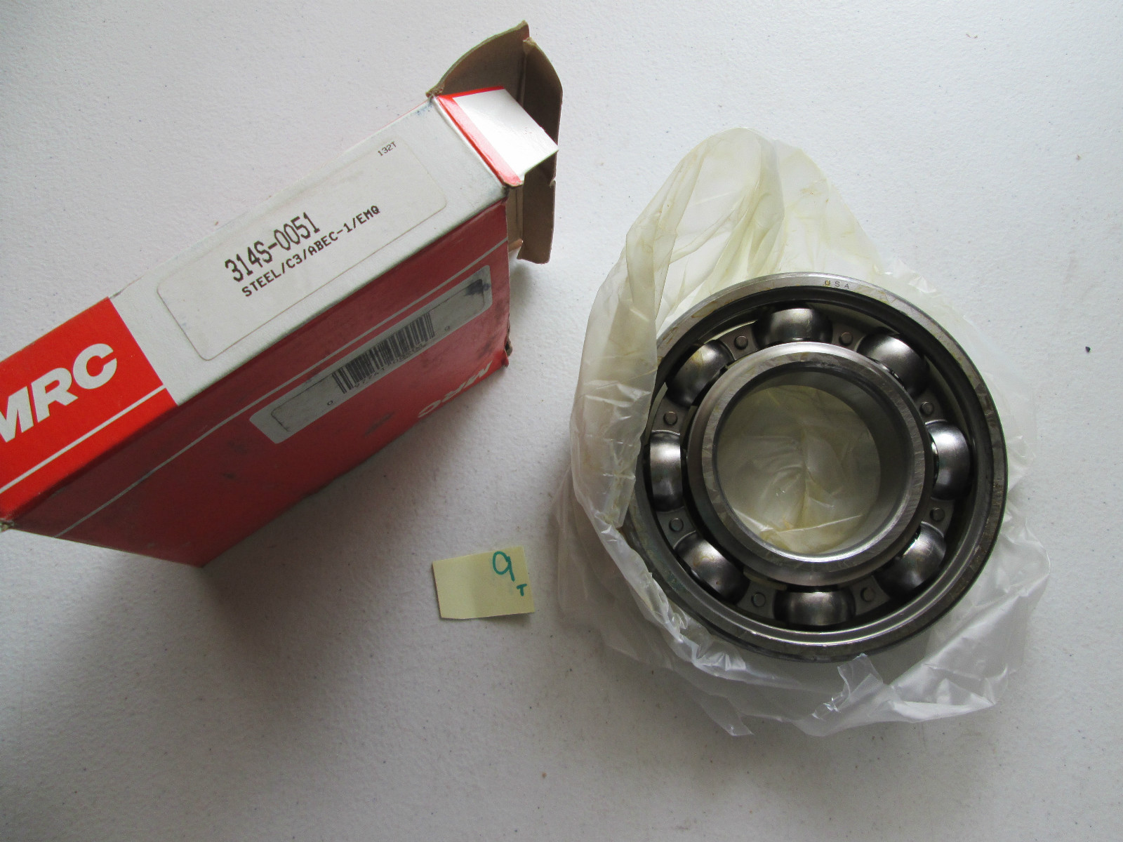 MRC BALL BEARING 314S-0051 STEEL C3 ABEC-1 EMQ (819)