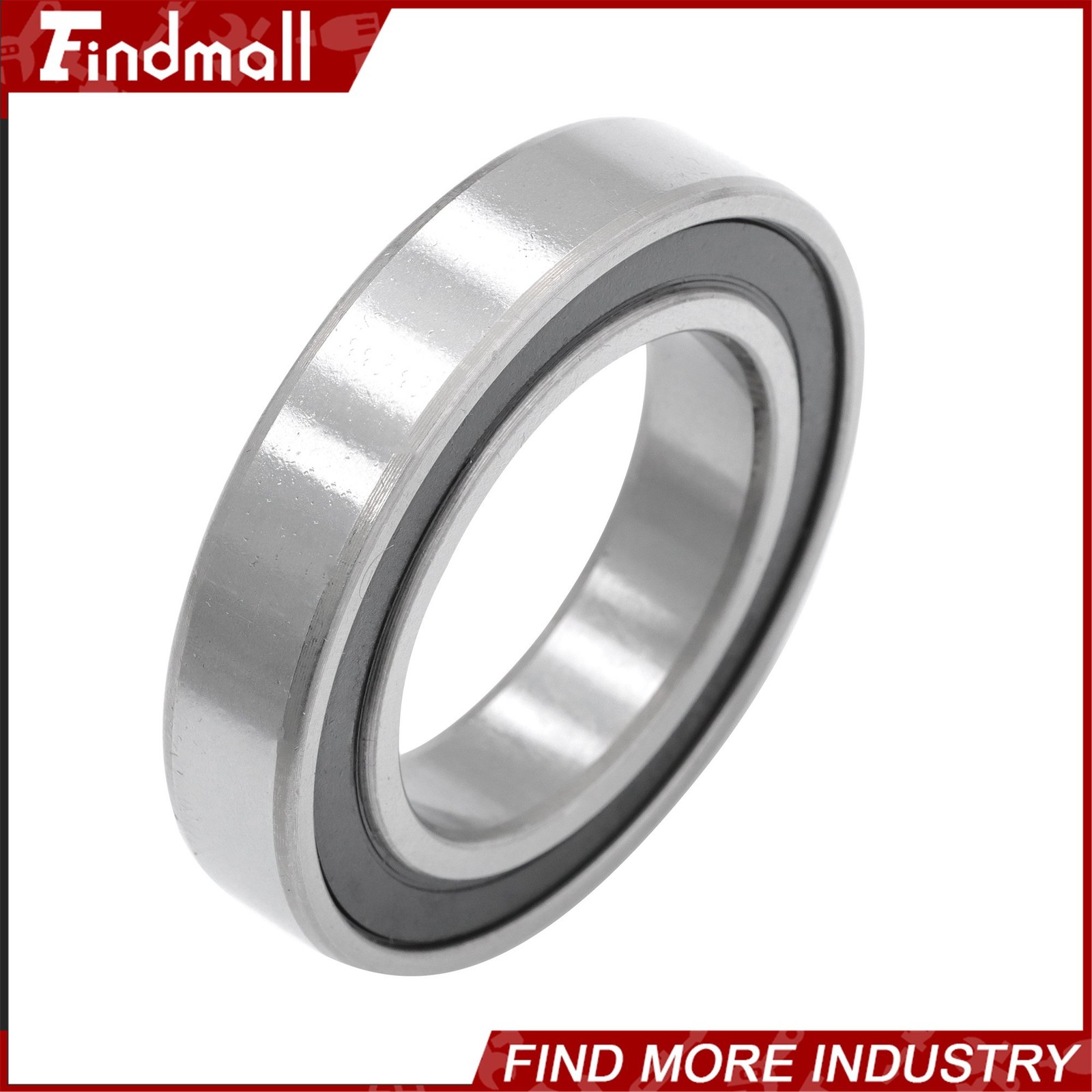 Findmall 6010-2RS Deep Groove Bearings 10pack 50x80x16mm Rubber Sealed Set