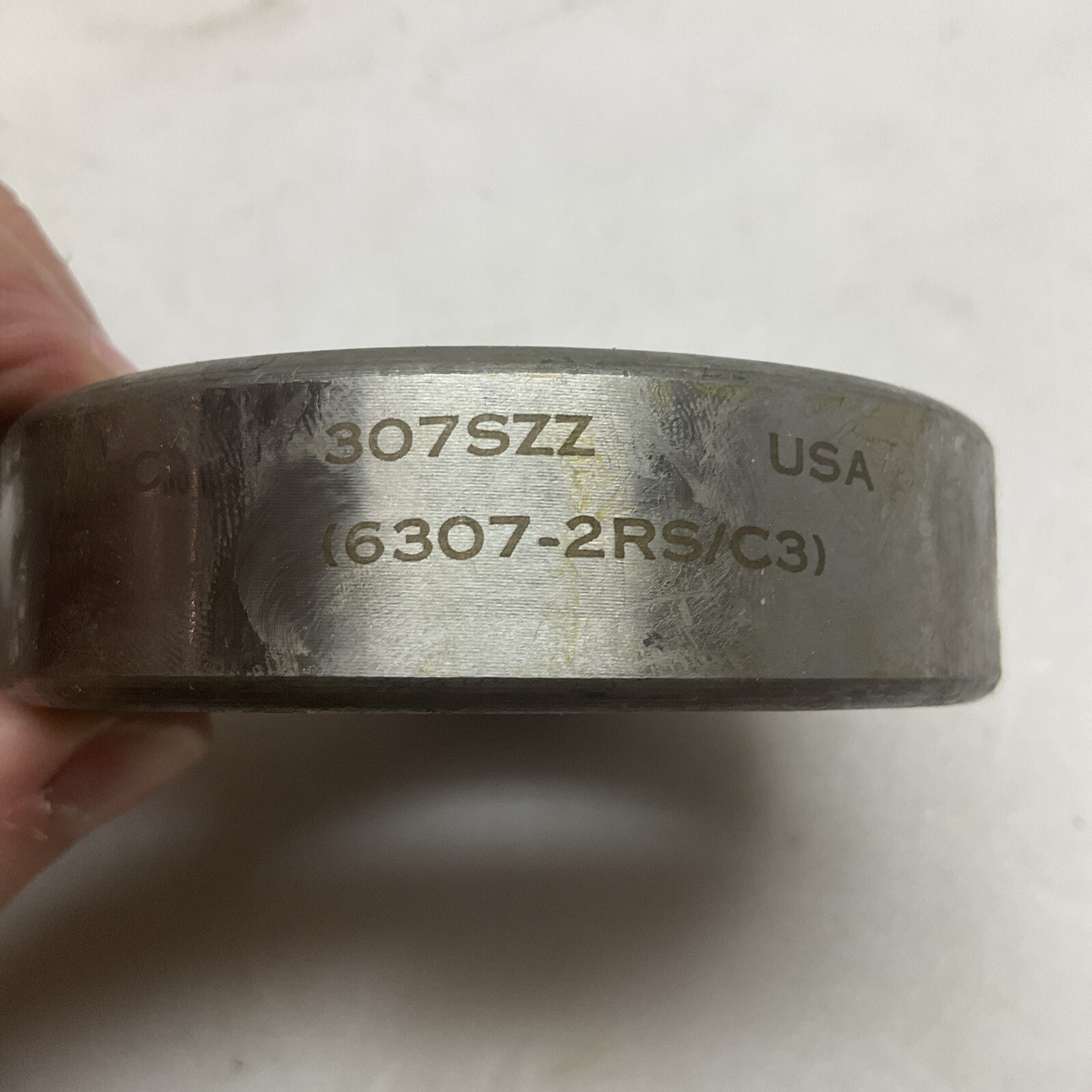SKF 6307 RSJEM Deep Groove Ball Bearing 1.38” ID 3.15” OD .82” Width Steel