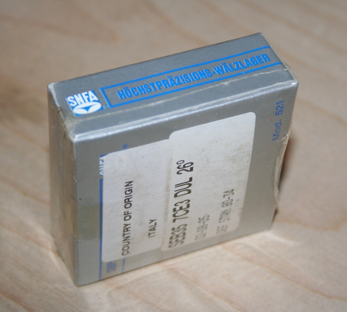 (Set of 2) GENUINE SNFA SEB35 7CE3 DUL Super Precision Bearings * NEW UNOPENED *