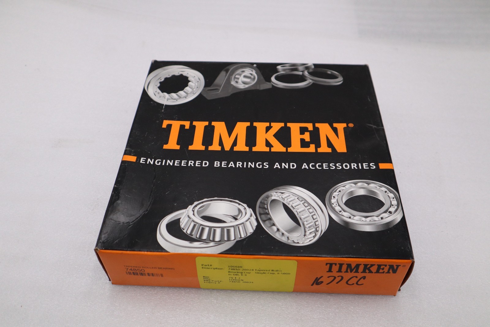 NEW Timken 74850 Tapered Roller Bearing STOCK 1677CC