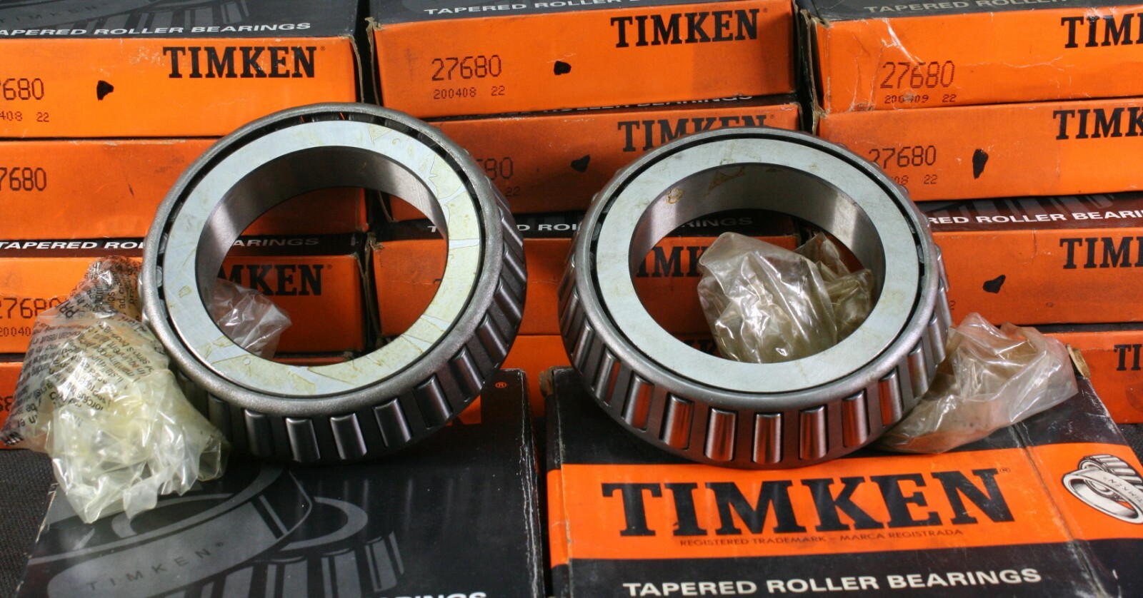 One (1) Timken 27680 Tapered Roller Bearing Cone 2-7/8″ ID USA NEW