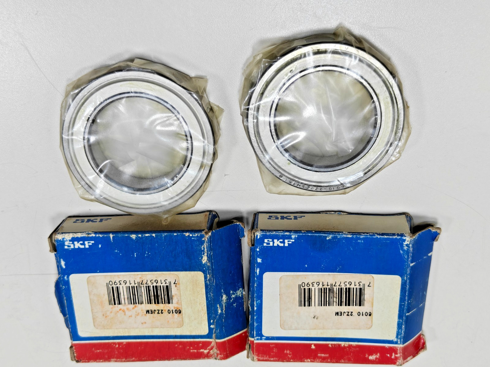 (2Pcs) 6010-2Z/C3HT51 SKF Deep Groove Ball Bearing SKF C110KS / 6010-2Z JEM USA
