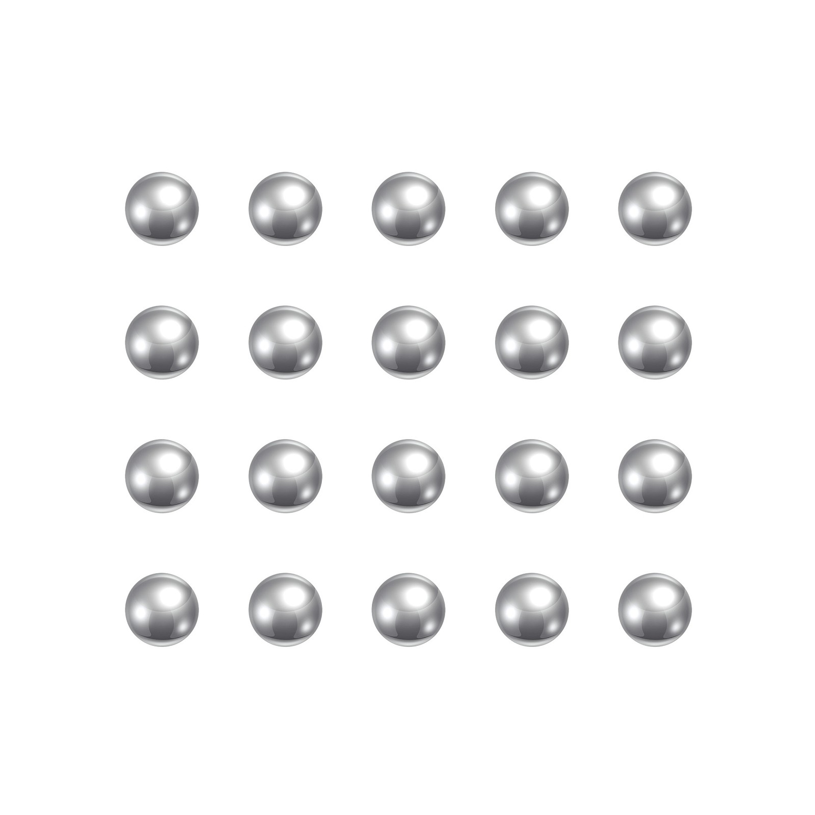 4.5mm 201 Stainless Steel G200 Precision Bearing Balls for Machine,500Pcs