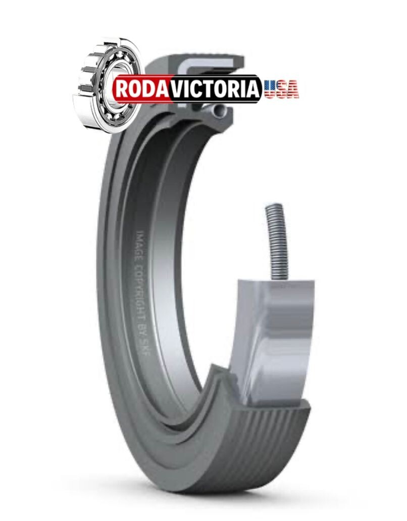 DICHTOMATIK Metric Oil/Grease seal Shaft 70X100X10mm TC Double Lip w/ Spring