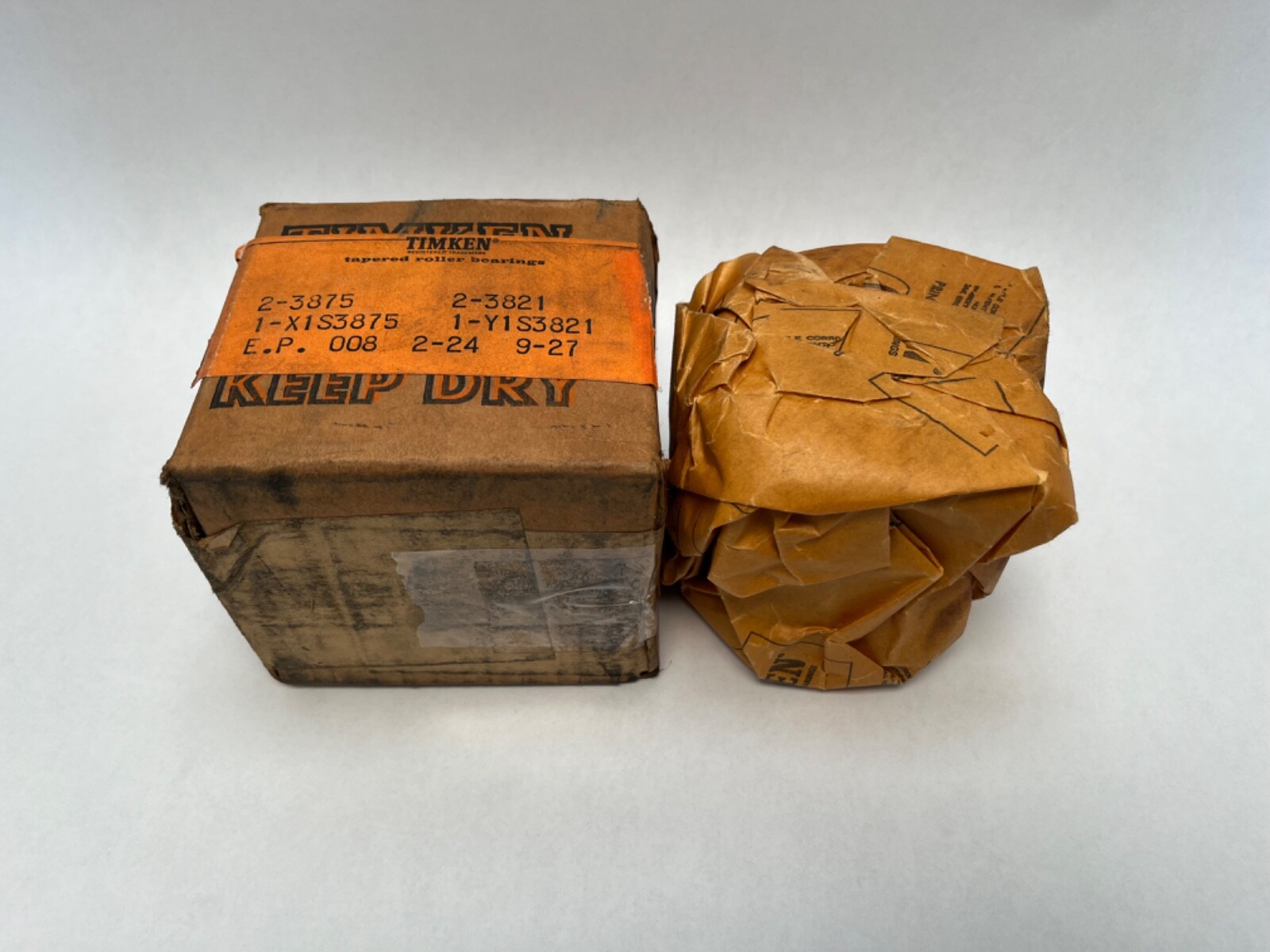 Timken 3875-90027 Bearing Cone&Cup 1-1/2″ ID 3-3/8″ OD 3875/3821/X1S3875/Y1S3821