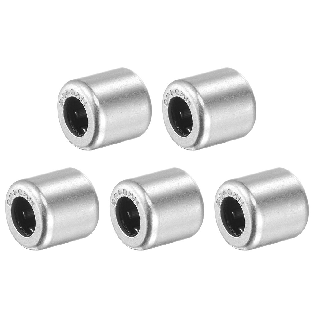5x HK0408 Needle Roller Bearings Chrome Steel Open End 4mm x 8mm x 8mm