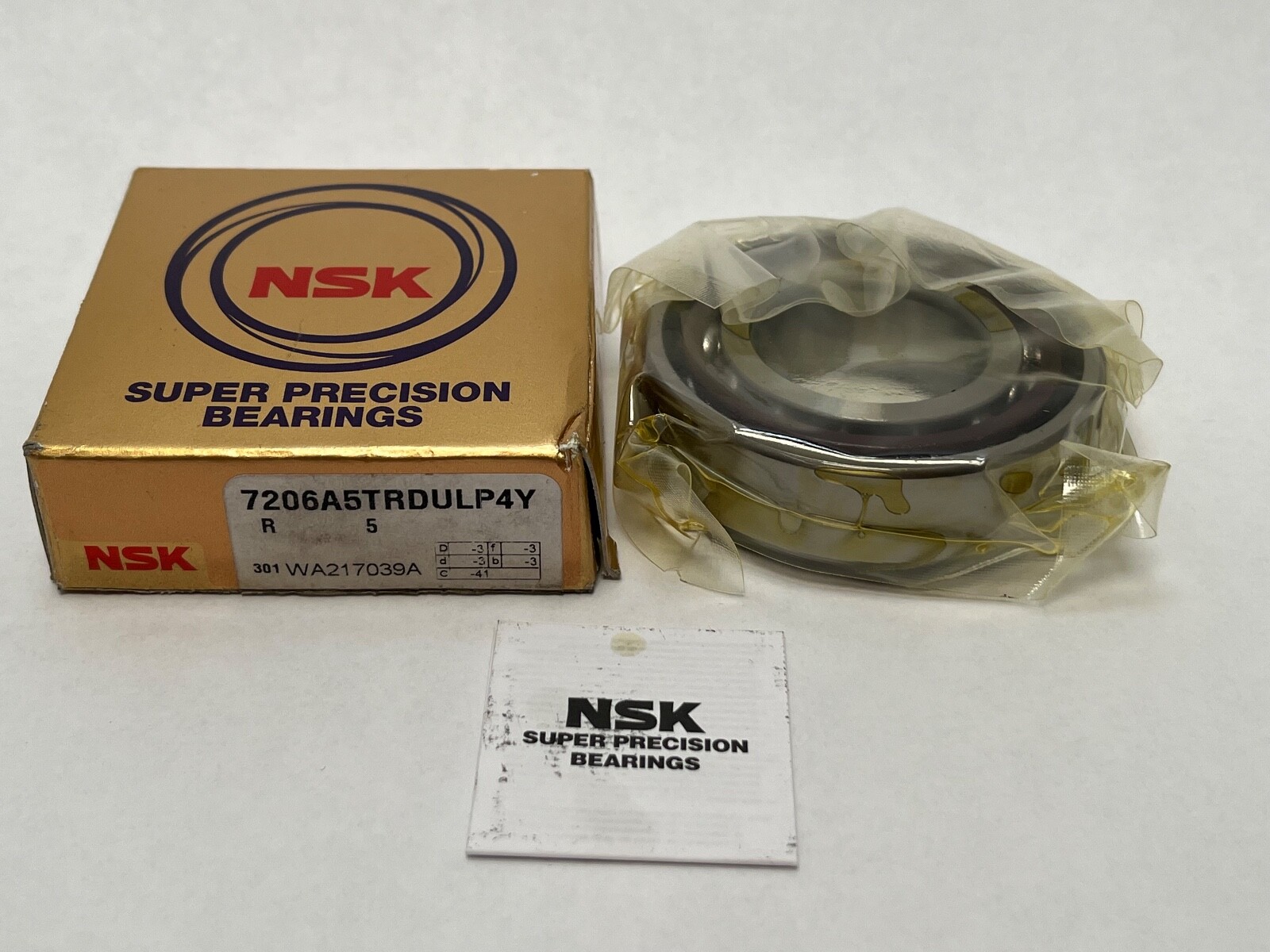 NSK 7206A5TRSULP4Y Bearing 30x62x16 mm 7206E 7206-A5-TR-DUL-P4Y England