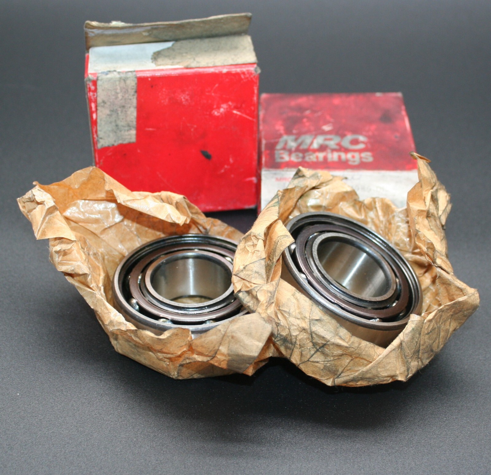 Two (2) MRC 5207 CF Angular Contact Bearings ONE SHIELD ONLY 35MM ID USA NEW