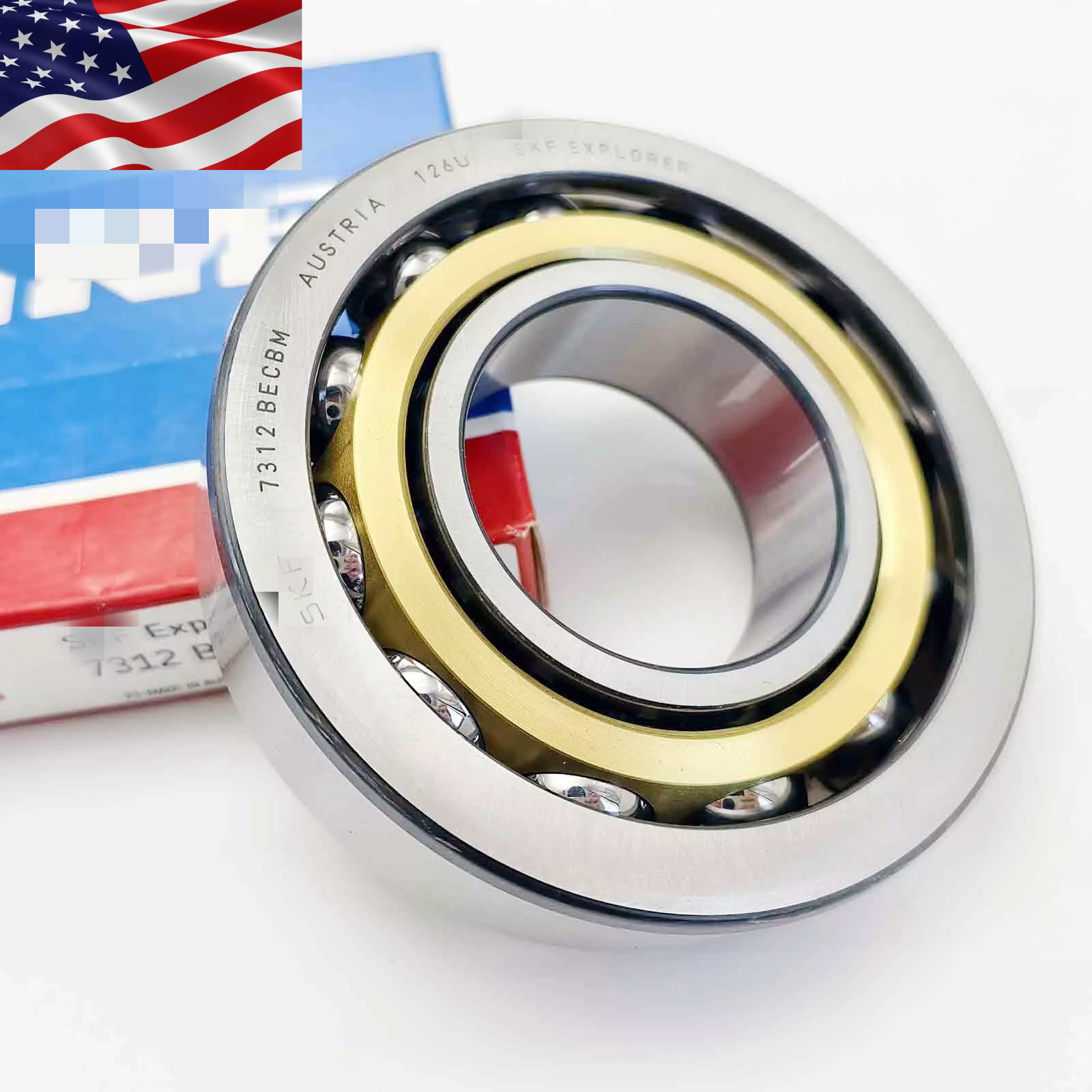 NEW Angular Contact Ball Bearing FOR SKF 7312 BECBM US SELLER