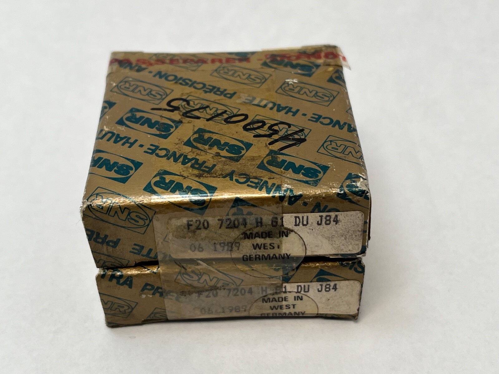 SNR 7204HG1DUJ84 Bearing 20x47x14mm 7204-E-T-DUM-P4 7204-H-G1-DU-J84 France 2Pcs