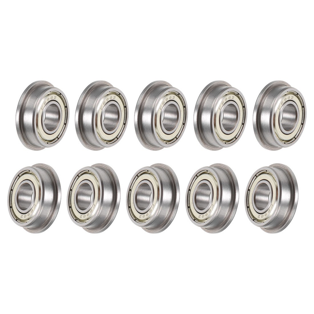 10pcs 8mmx19mmx6mm F698ZZ Flanged Ball Bearing