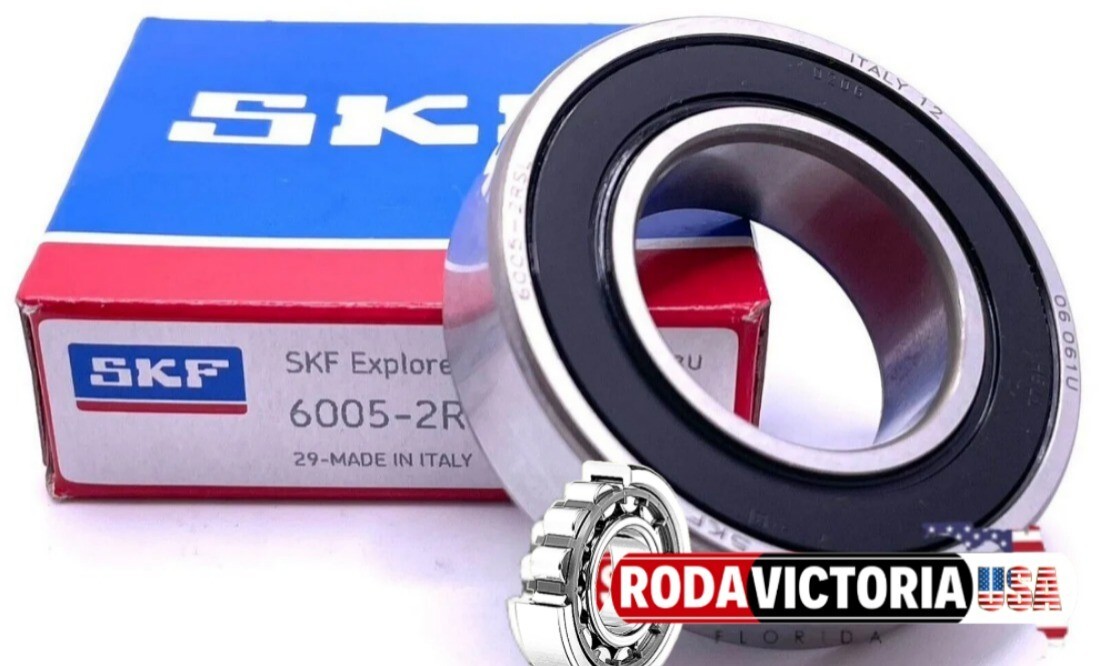 SKF 6005 2RSH GJN Deep Groove Ball Bearing, Rubber Sealed 25x47x12 mm