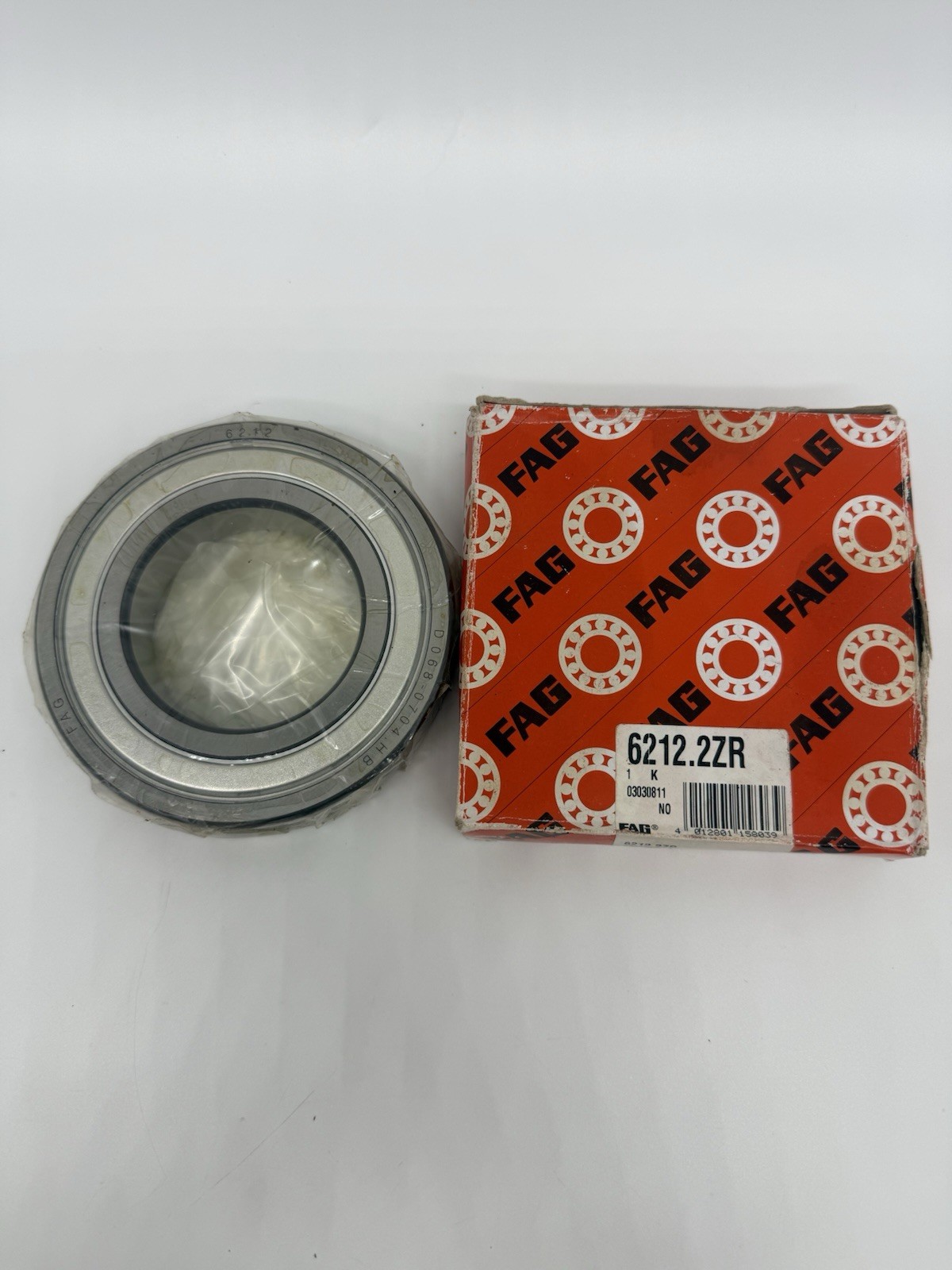 FAG 6212-2ZR DEEP GROOVE BALL BEARING- METAL SHIELDED, NOS