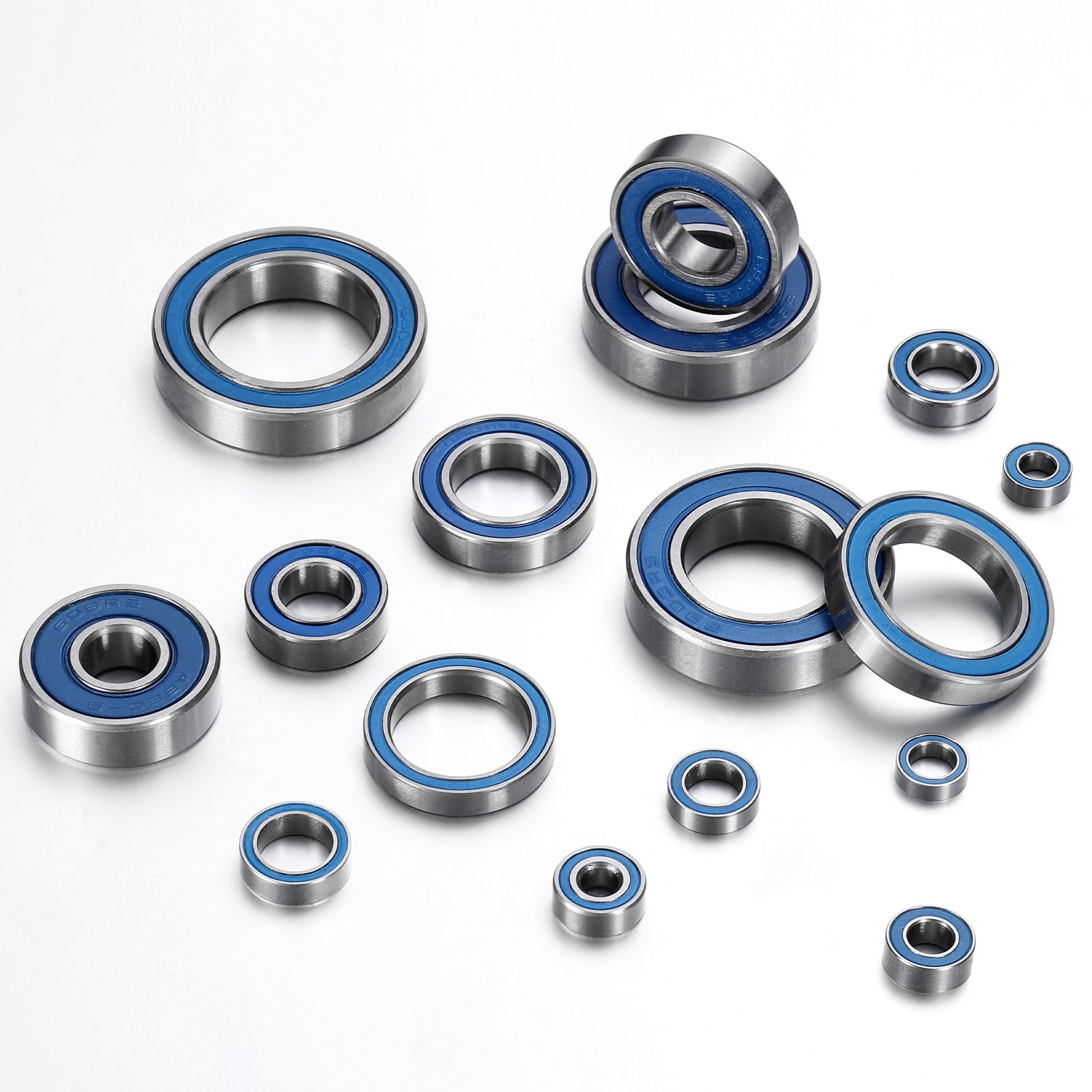 8 Pcs 6700-2RS Deep Groove Micro Bearing, 10x15x4mm Double Rubber Sealed