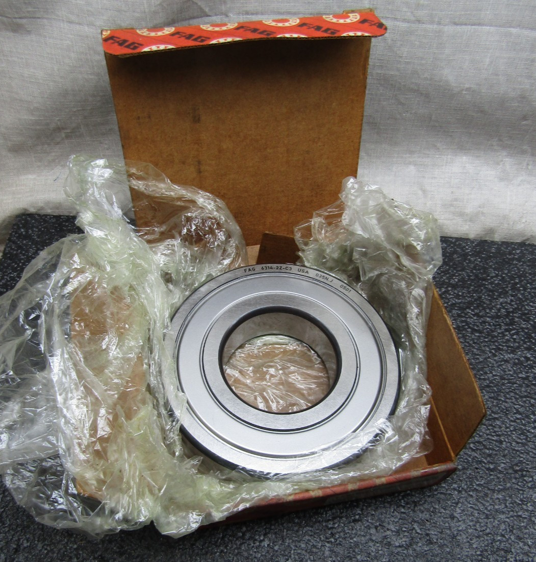 FAG 6314-2Z C3 70mm X 150mm X 35mm Shielded Bearing