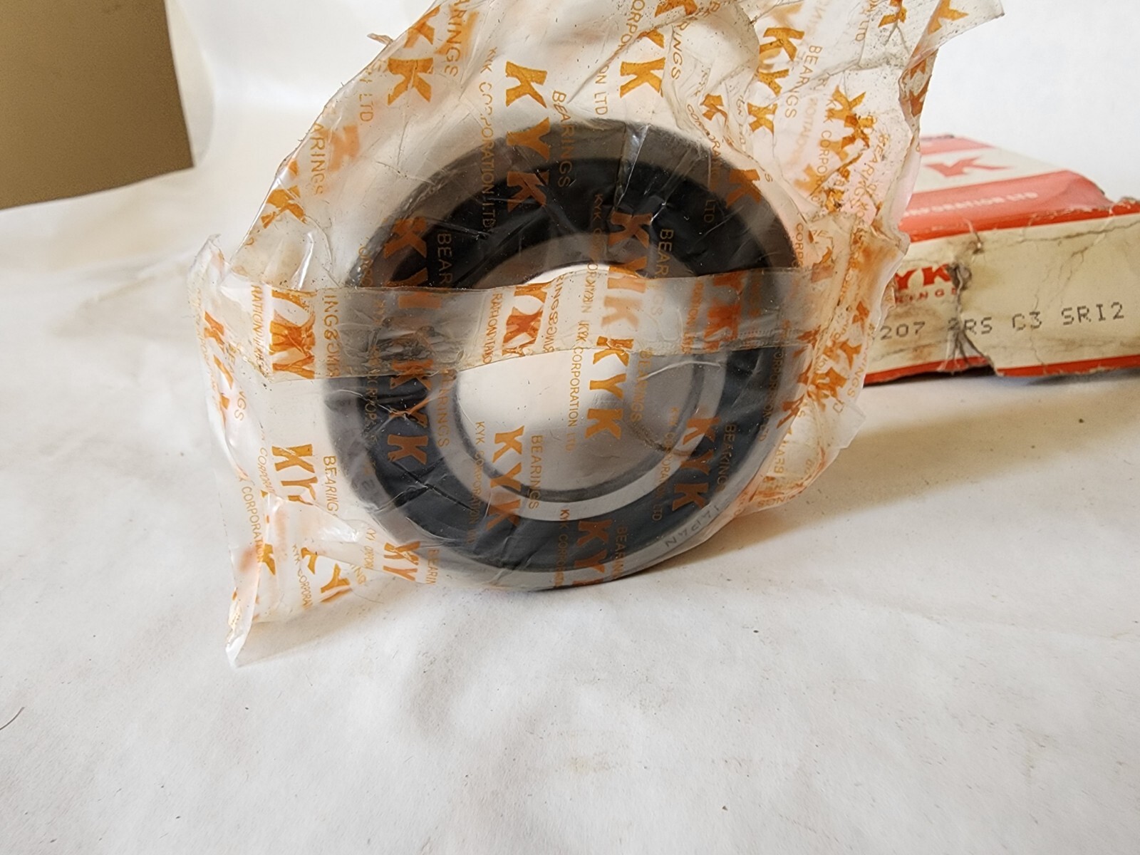 KYK 5207 2RS C3 SR12 Double Row Angular Contact Ball Bearing