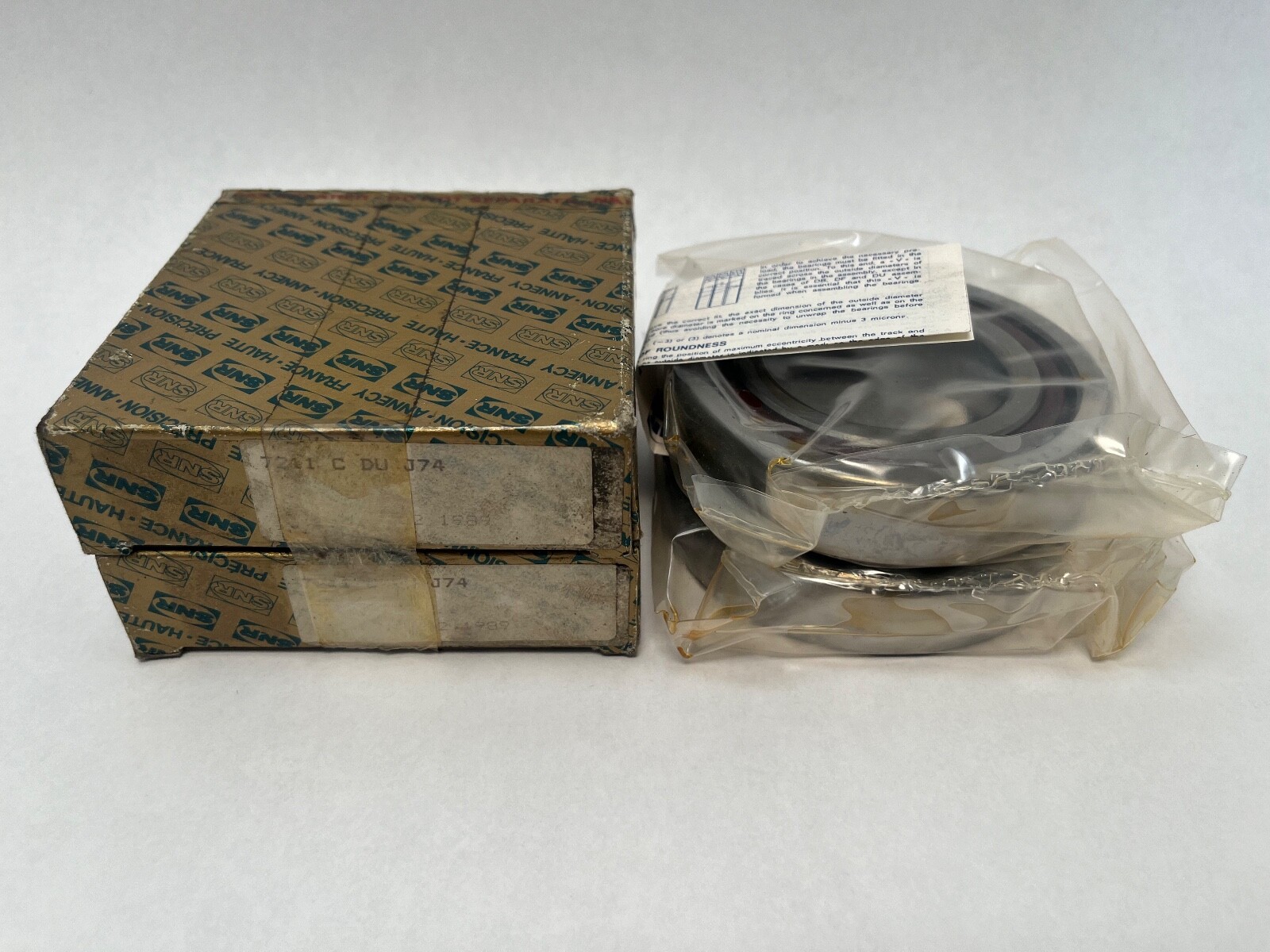 SNR 7211CDUJ74 Bearing 55x100x21 mm 7211-C-T-DUL-P4 7211-C-DU-J74 France 2 Pcs