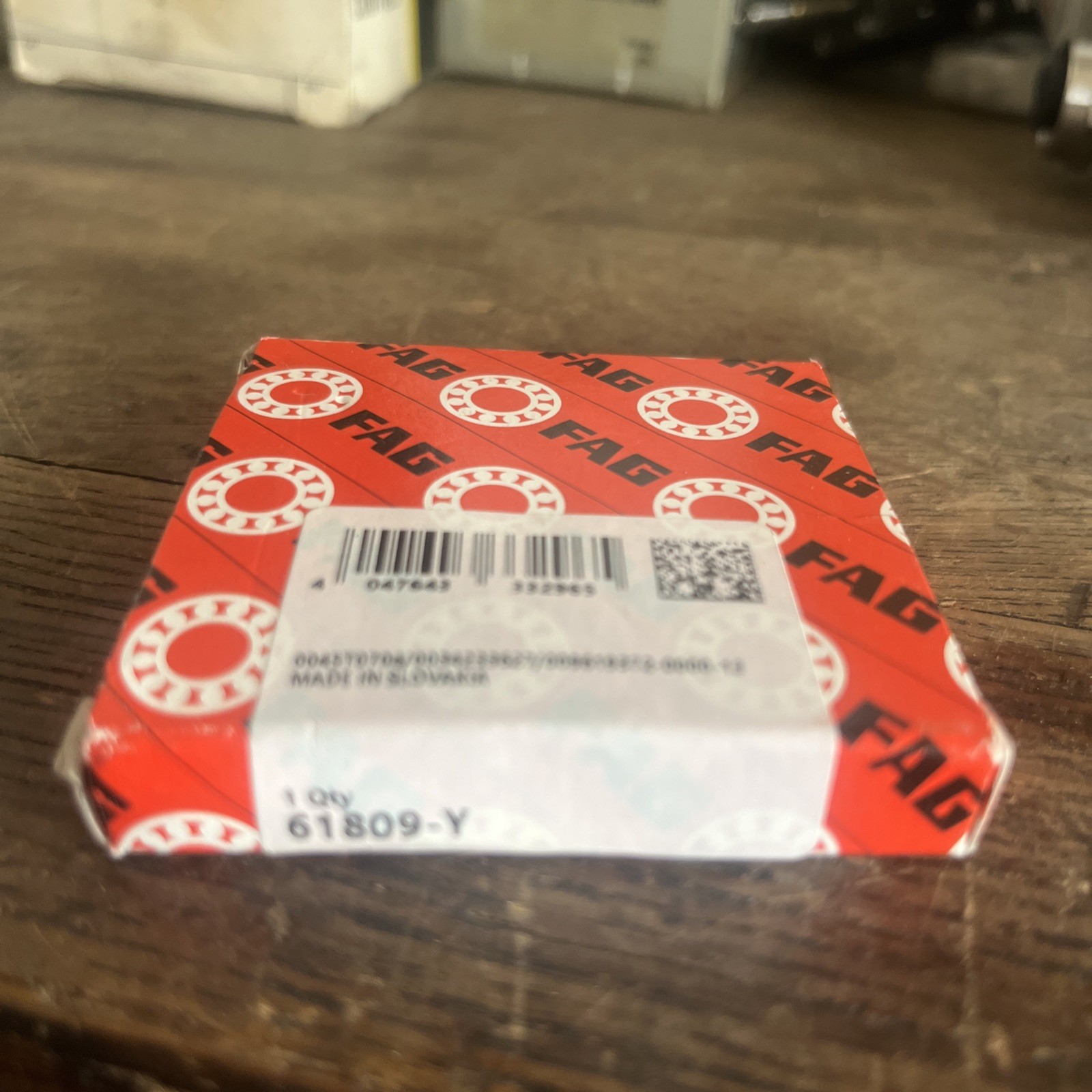 NOS FAG 61809-Y SINGLE ROW BALL BEARING
