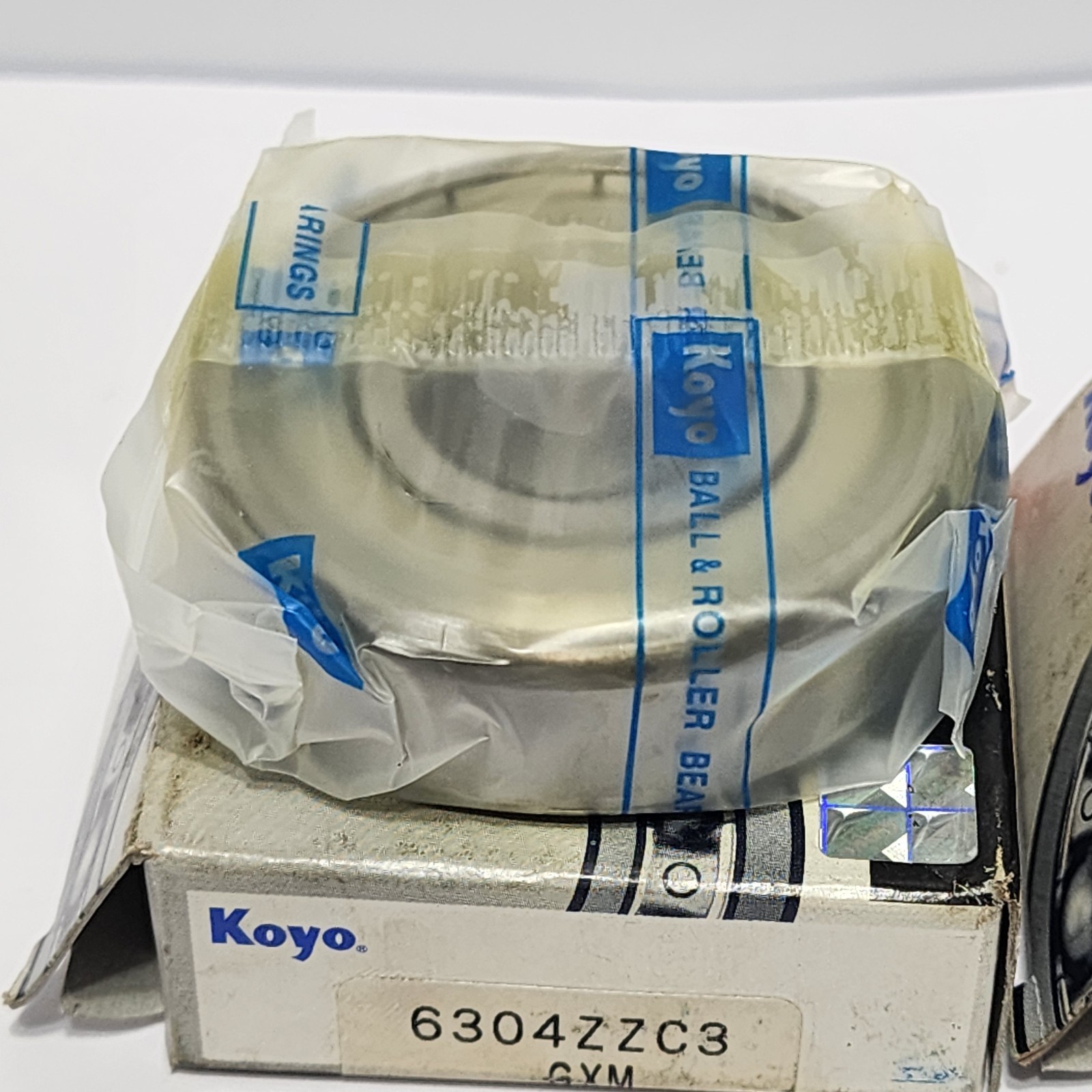 6304 ZZC3 / 6304 ZZ JEM Koyo Ball Bearing 20mm X 52mm X 15mm (Lot of 3)