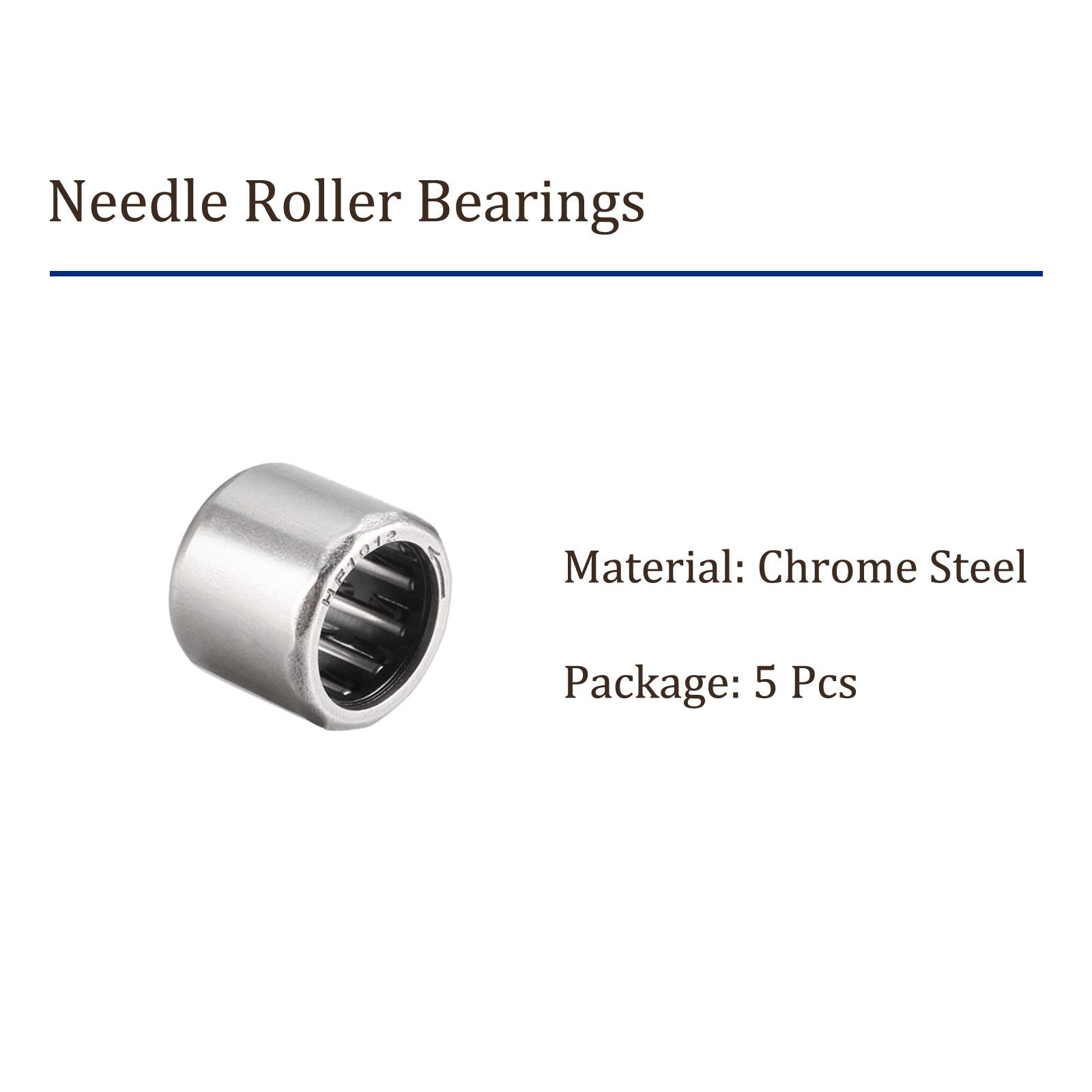 5pcs HF1012 Needle Roller Bearings – [10mmx14mmx12mm] One Way Clutch
