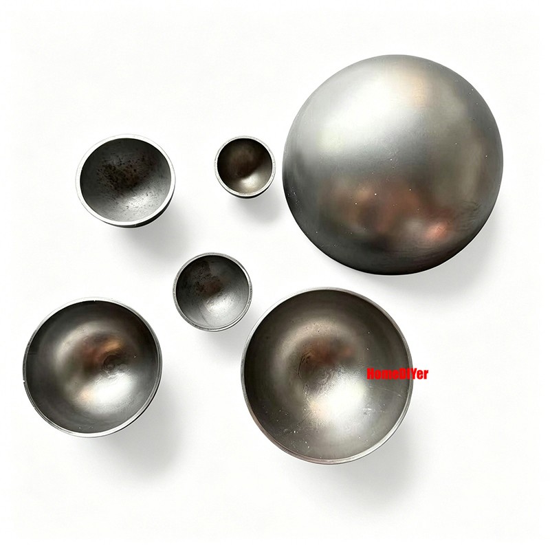 Weldable Steel Metal Half Hollow Ball Round Sphere Iron Hemispheres Ø 17mm-350mm