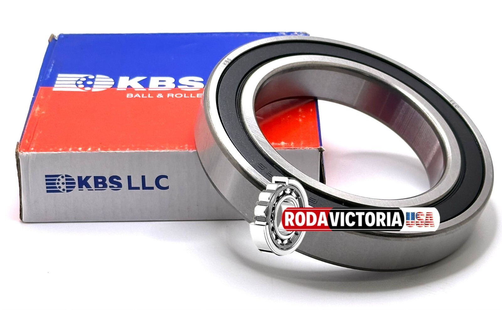 KBS 6013 2RS DEEP GROOVE BALL BEARING, RUBBER SEALED 65x100x18mm