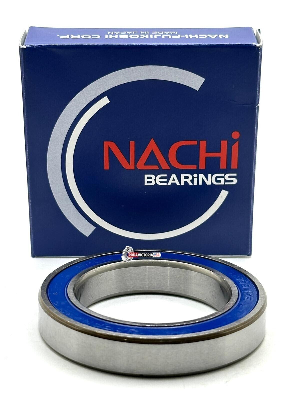 NACHI JAPAN 6909 2NKE BALL BEARING, RUBBER SEALED, NON CONTACT SEALED 45x68x12mm