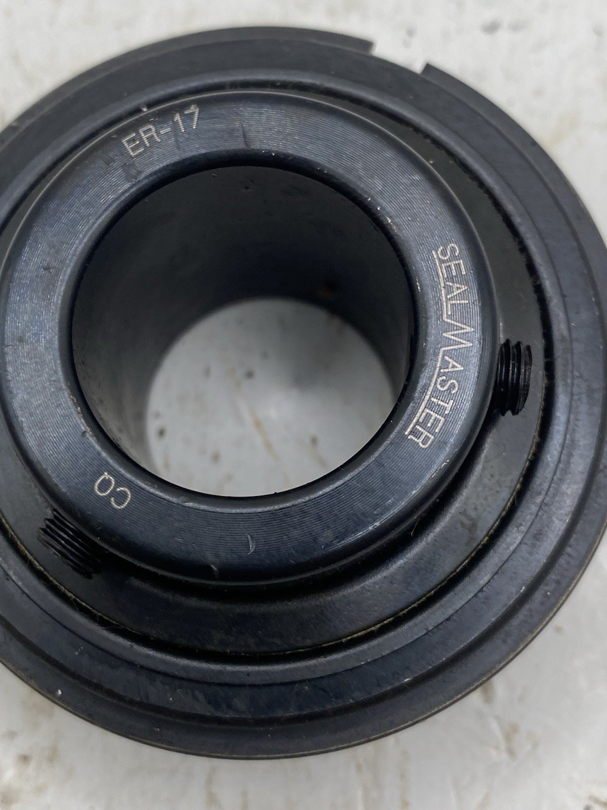 Sealmaster ER-17 Ball Insert Bearing – Cylindrical Bore, 1-1/16 in ID, NOS